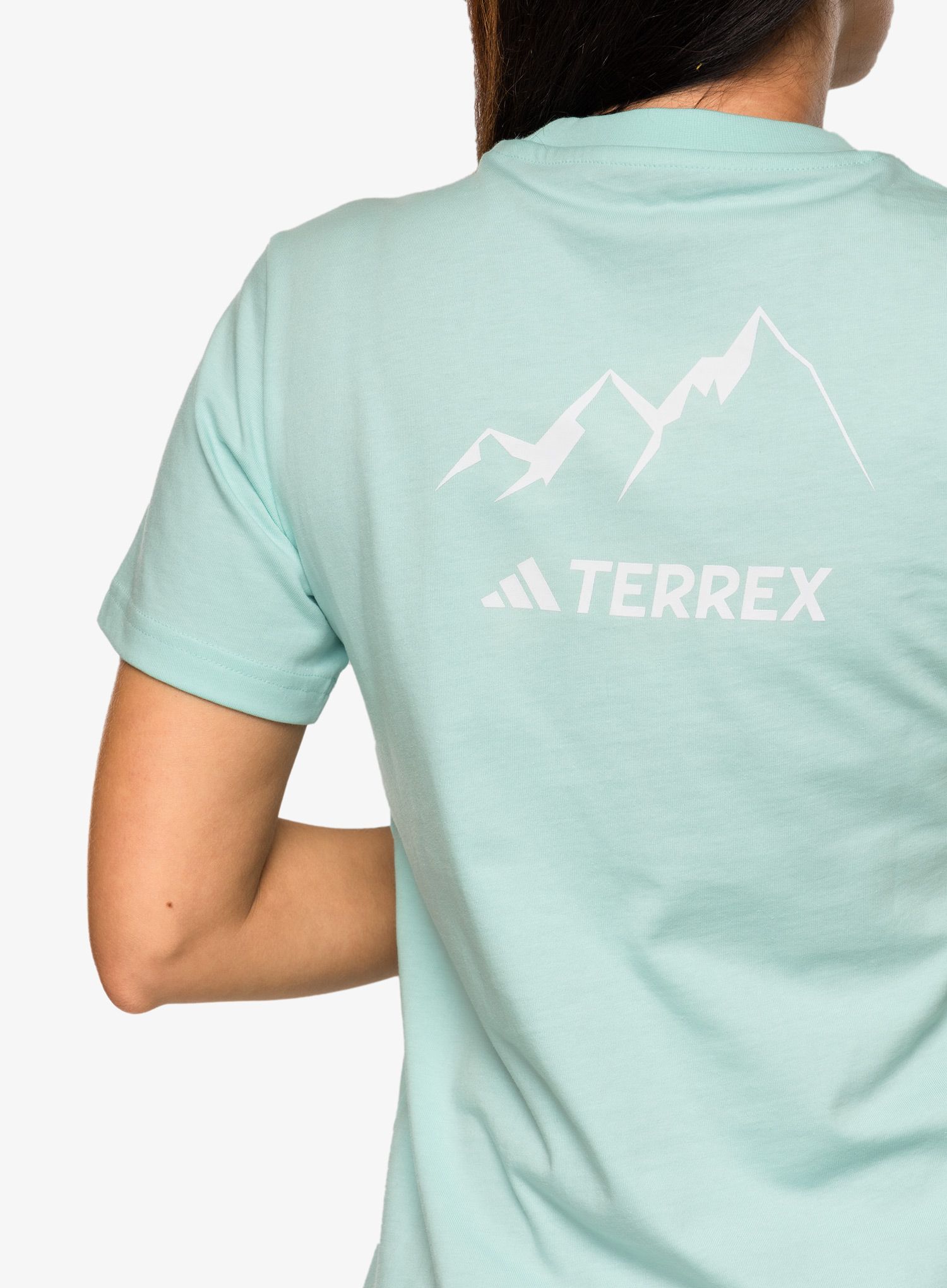 Bavlněné tričko dámské adidas TERREX Graphic Mtn 2.0 Tee - seflaq