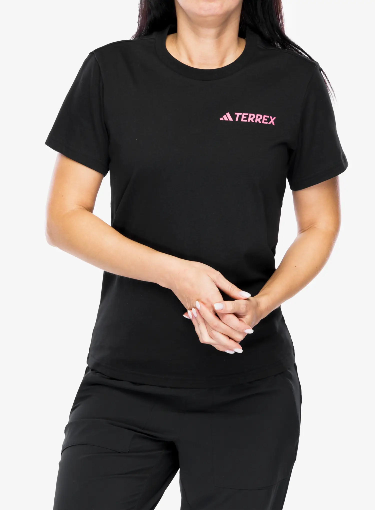 Bavlněné tričko dámské adidas TERREX Graphic T-Shirt - black