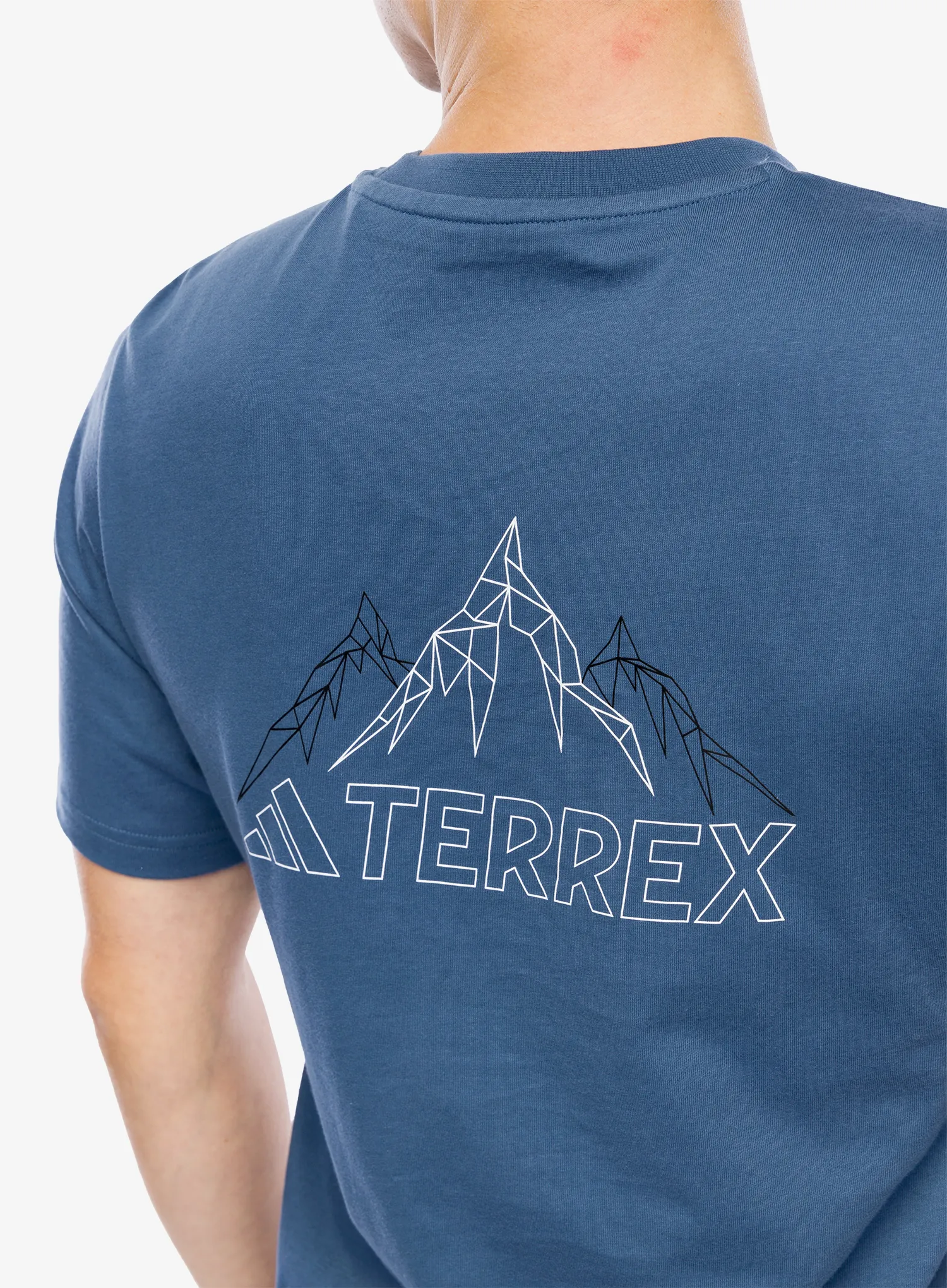 Bavlněné tričko adidas TERREX Graphic T-Shirt - wonder steel