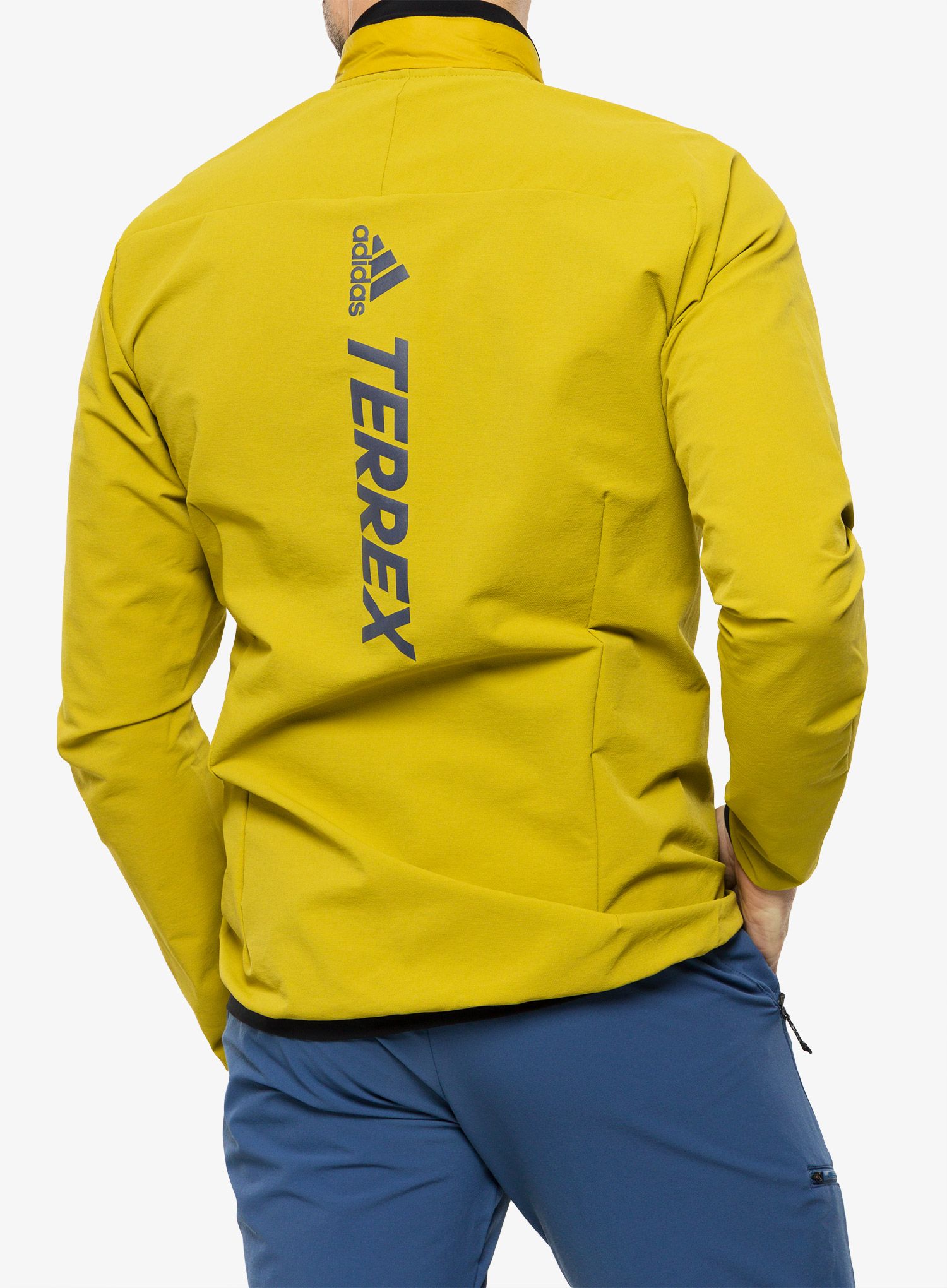 Hybridní bunda adidas TERREX Hybrid Insulation Jacket - pulse olive