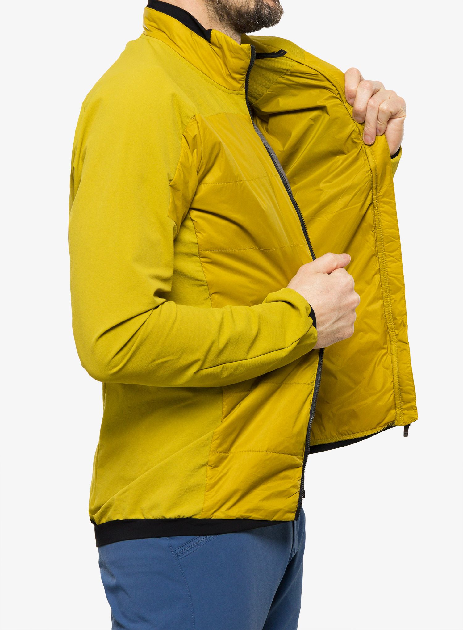 Hybridní bunda adidas TERREX Hybrid Insulation Jacket - pulse olive
