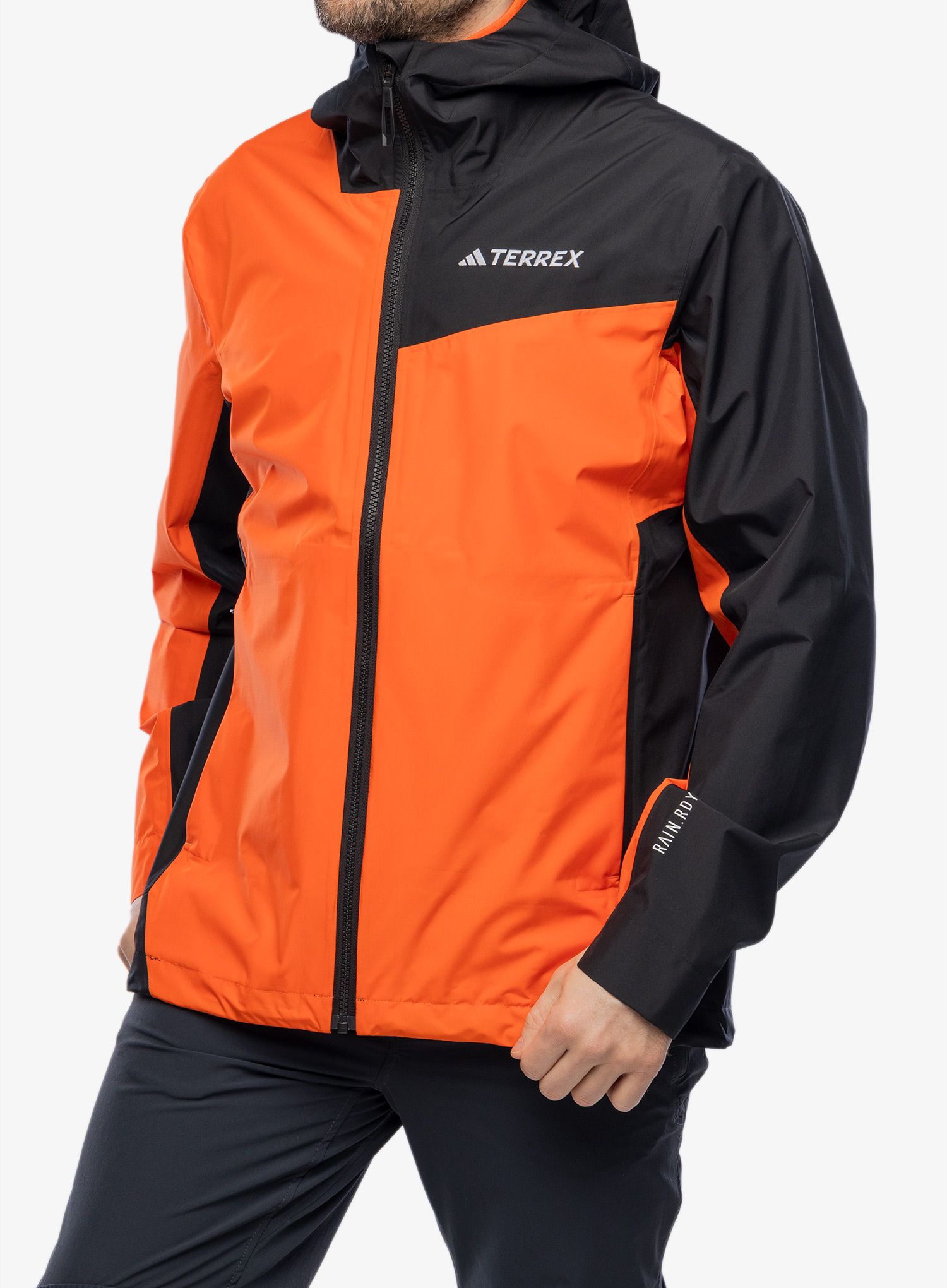 Bunda do deště adidas TERREX Multi 2.5L RAIN.RDY Jacket - semi impact orange/black