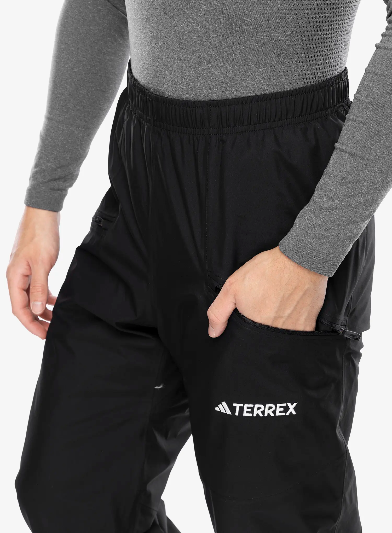 Lyžařské kalhoty adidas TERREX Multi 2L RAIN.RDY Insulated Pants - black