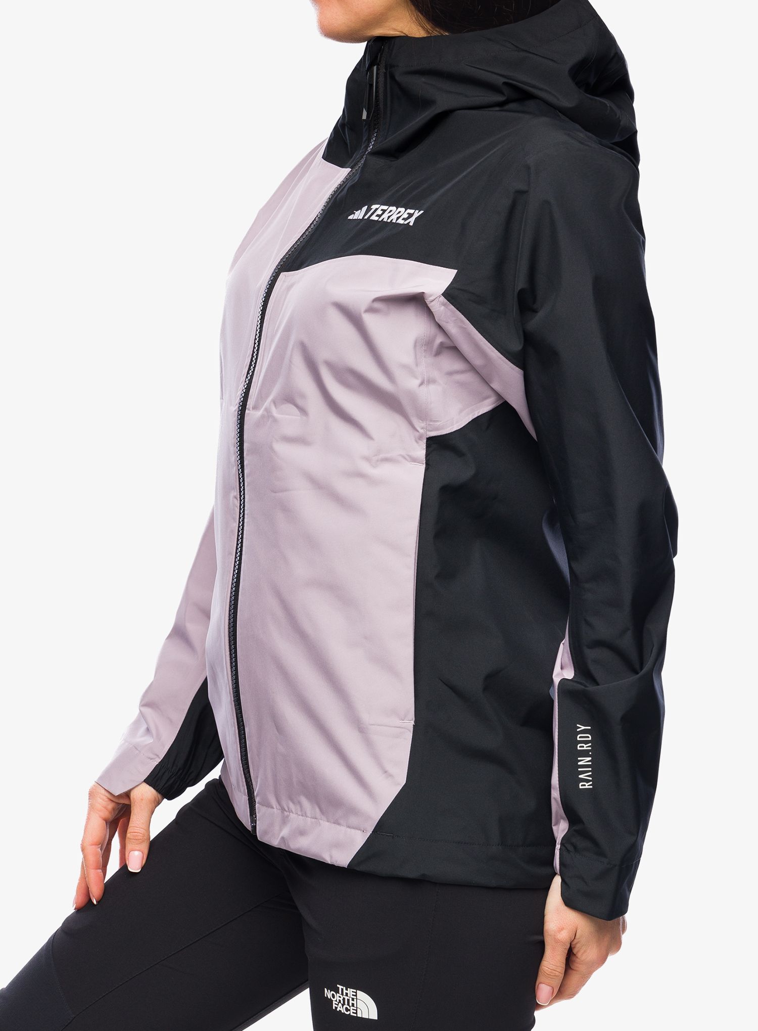 Dámská bunda do deště adidas TERREX Multi 2.5L RAIN.RDY Jacket - preloved fig/black