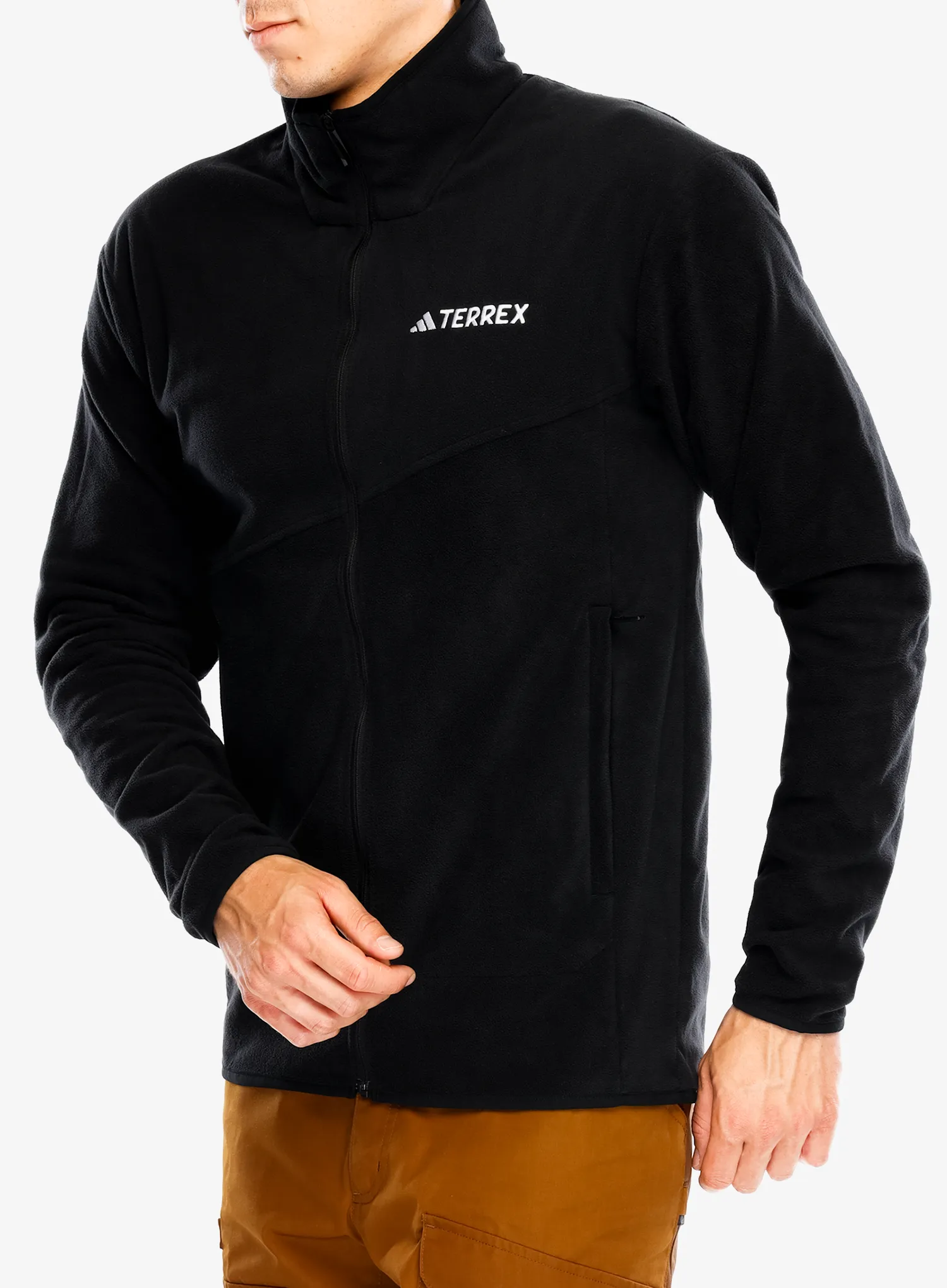 Mikina se zipem adidas TERREX Multi Full Zip Fleece Jacket - black