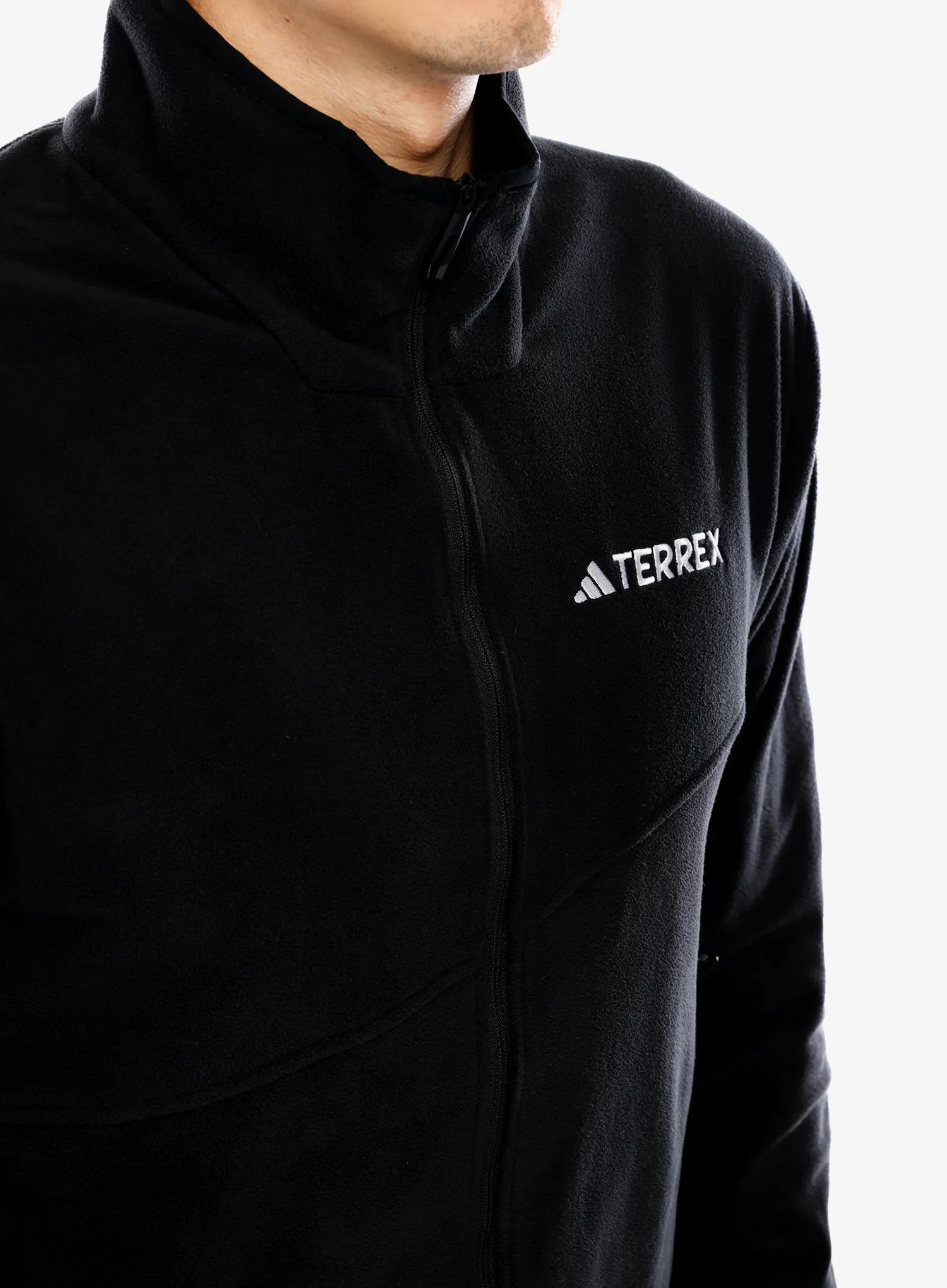 Mikina se zipem adidas TERREX Multi Full Zip Fleece Jacket - black