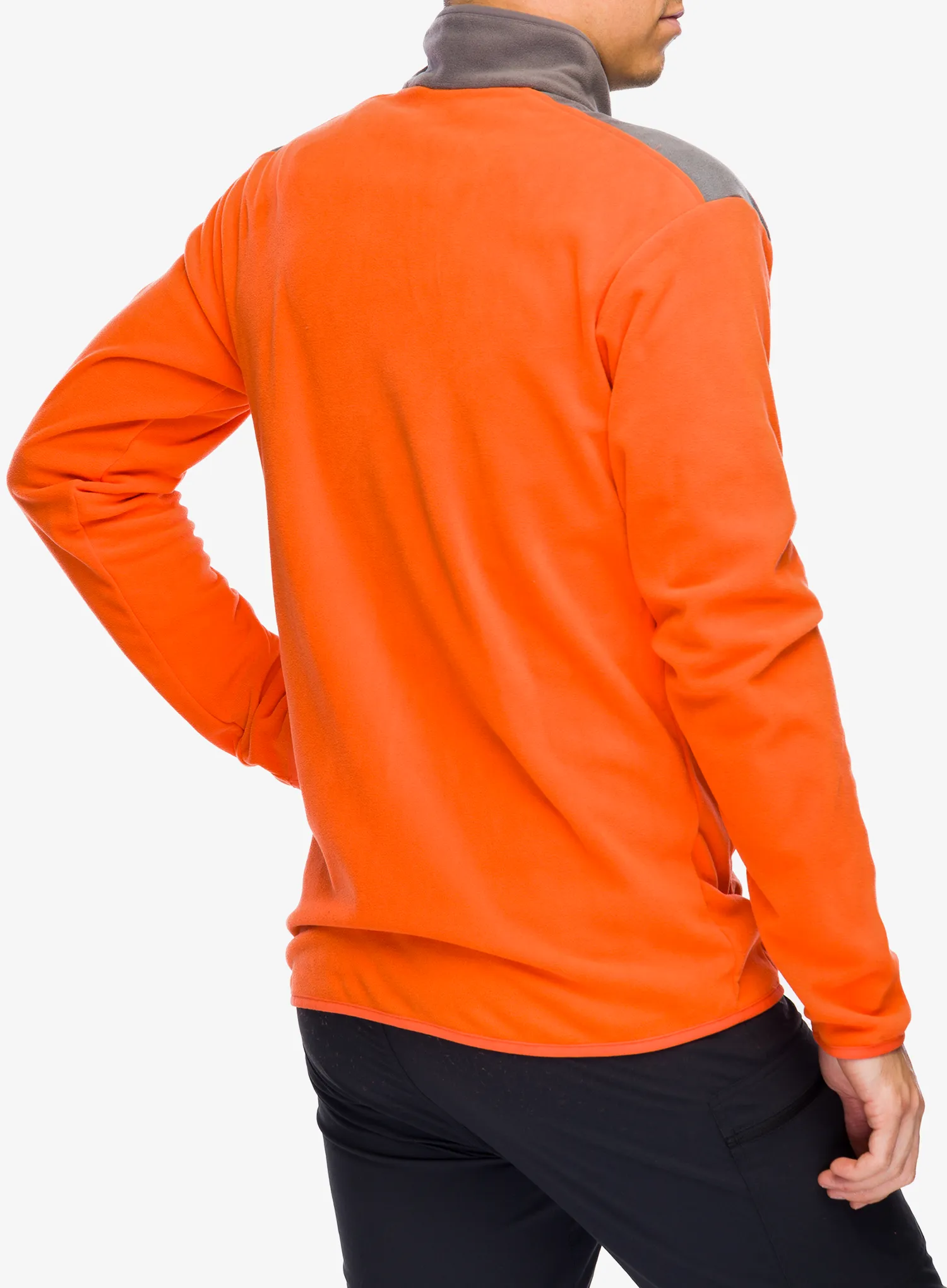 Fleece mikina adidas TERREX Multi Full Zip Fleece Jacket - semi impact orange/charcoal