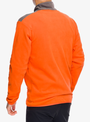 Fleece mikina adidas TERREX Multi Full Zip Fleece Jacket - semi impact orange/charcoal