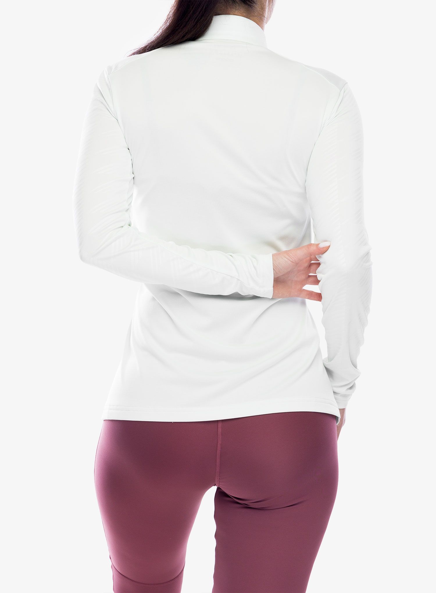 Dámská mikina adidas TERREX Multi Half-Zip LS Tee - crystal jade