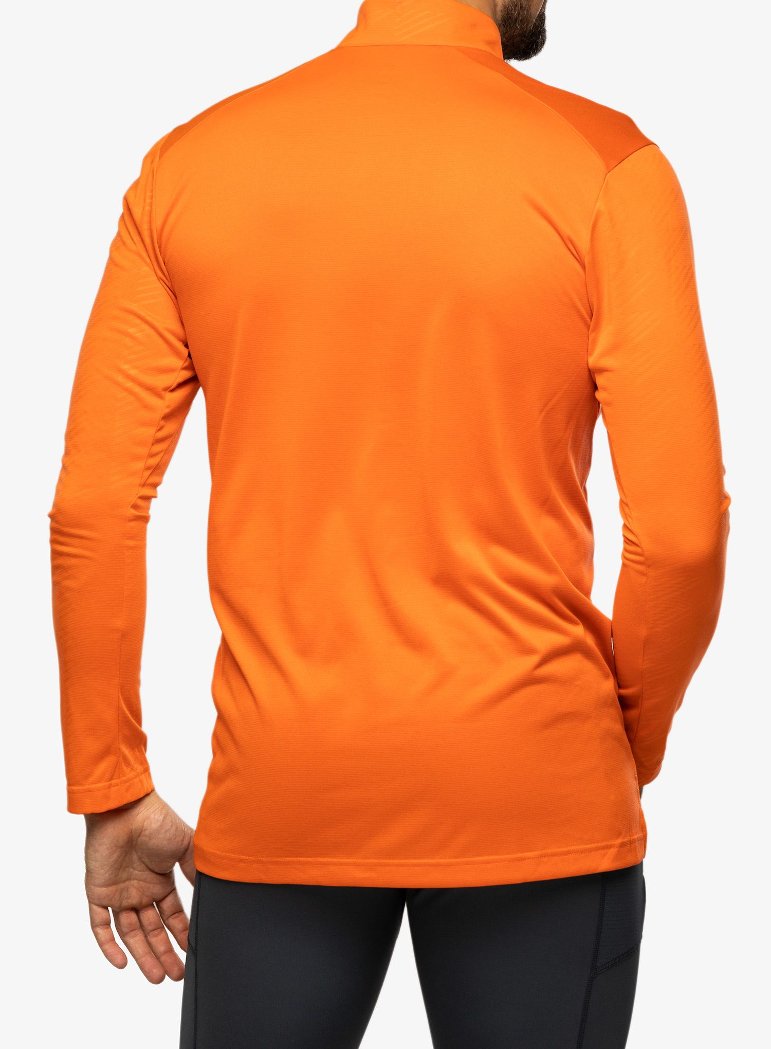 Mikina bez kapuce adidas TERREX Multi Half-Zip LS Tee - semi impact orange