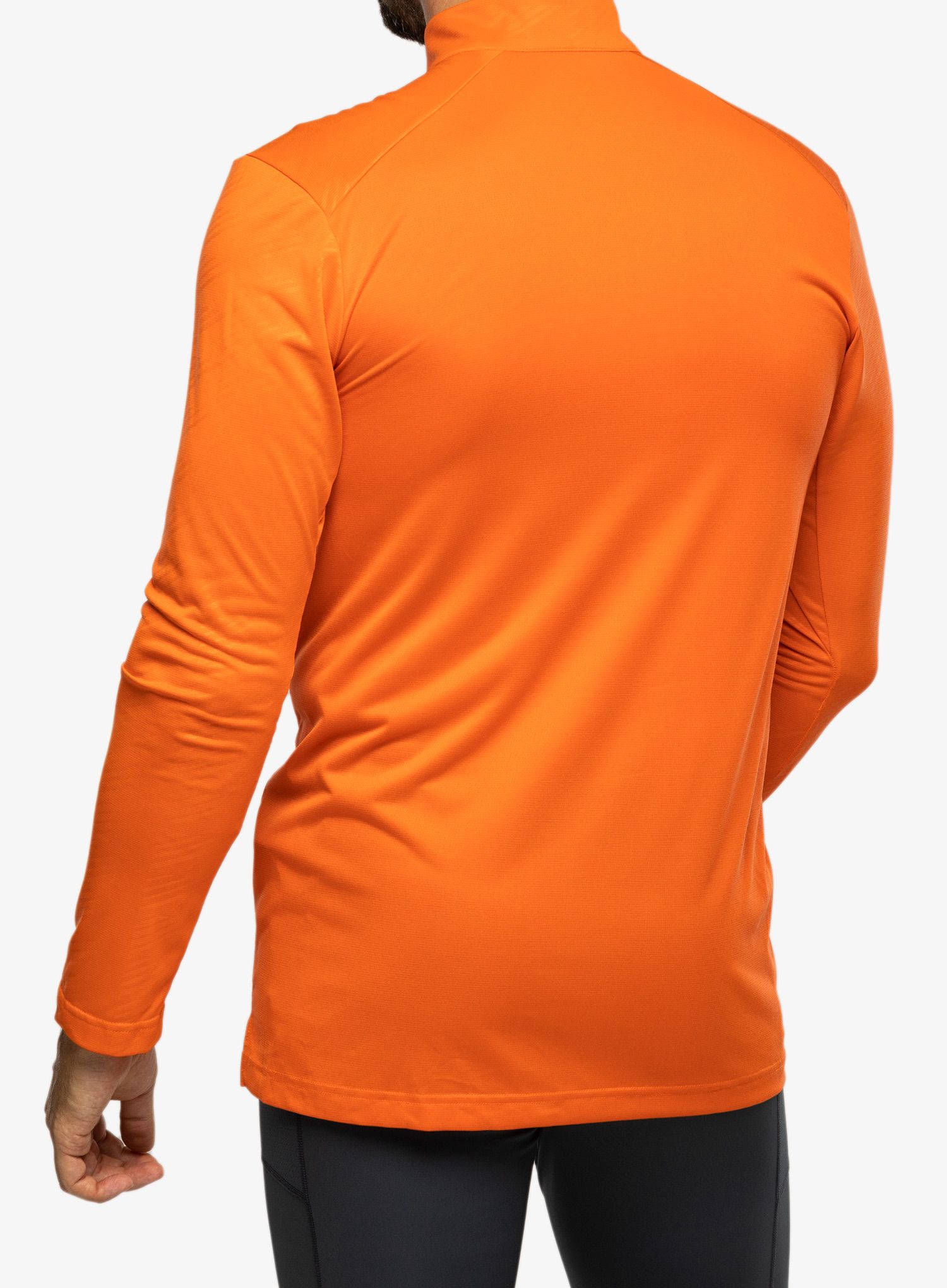 Mikina bez kapuce adidas TERREX Multi Half-Zip LS Tee - semi impact orange