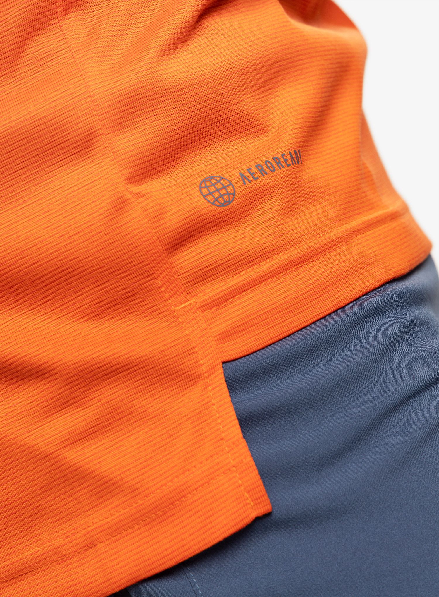 Mikina adidas TERREX Multi Half-Zip LS - semi impact orange