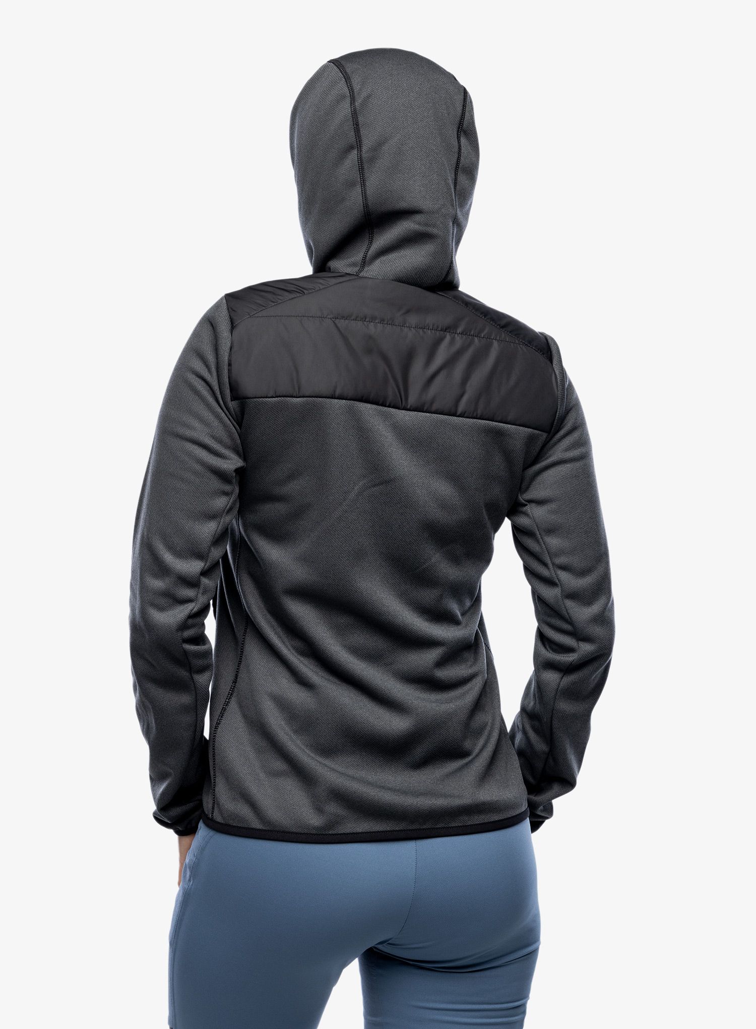 Hybridní bunda dámská adidas TERREX Multi Hybrid Insulated Hooded Jacket - black