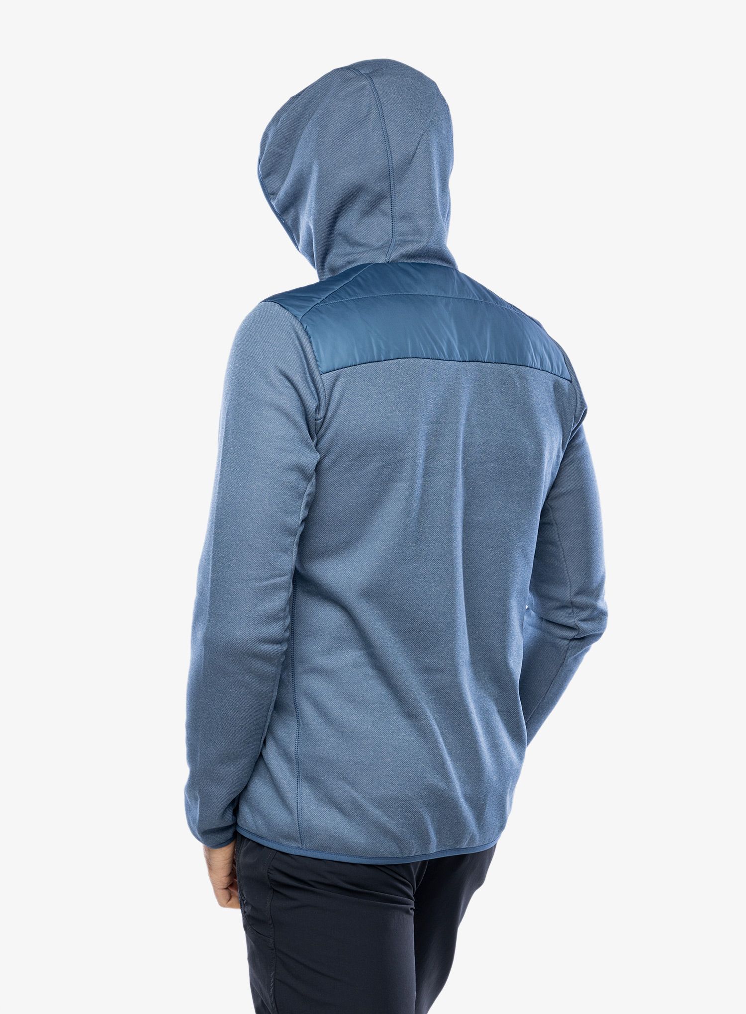 Hybridní bunda adidas TERREX Multi Hybrid Insulated Hooded Jacket - wonder steel