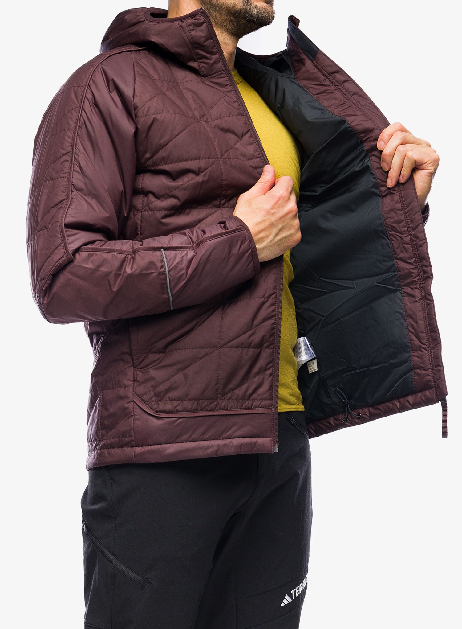 Zateplená bunda adidas TERREX Multi Insulation Hooded Jacket - shabrn