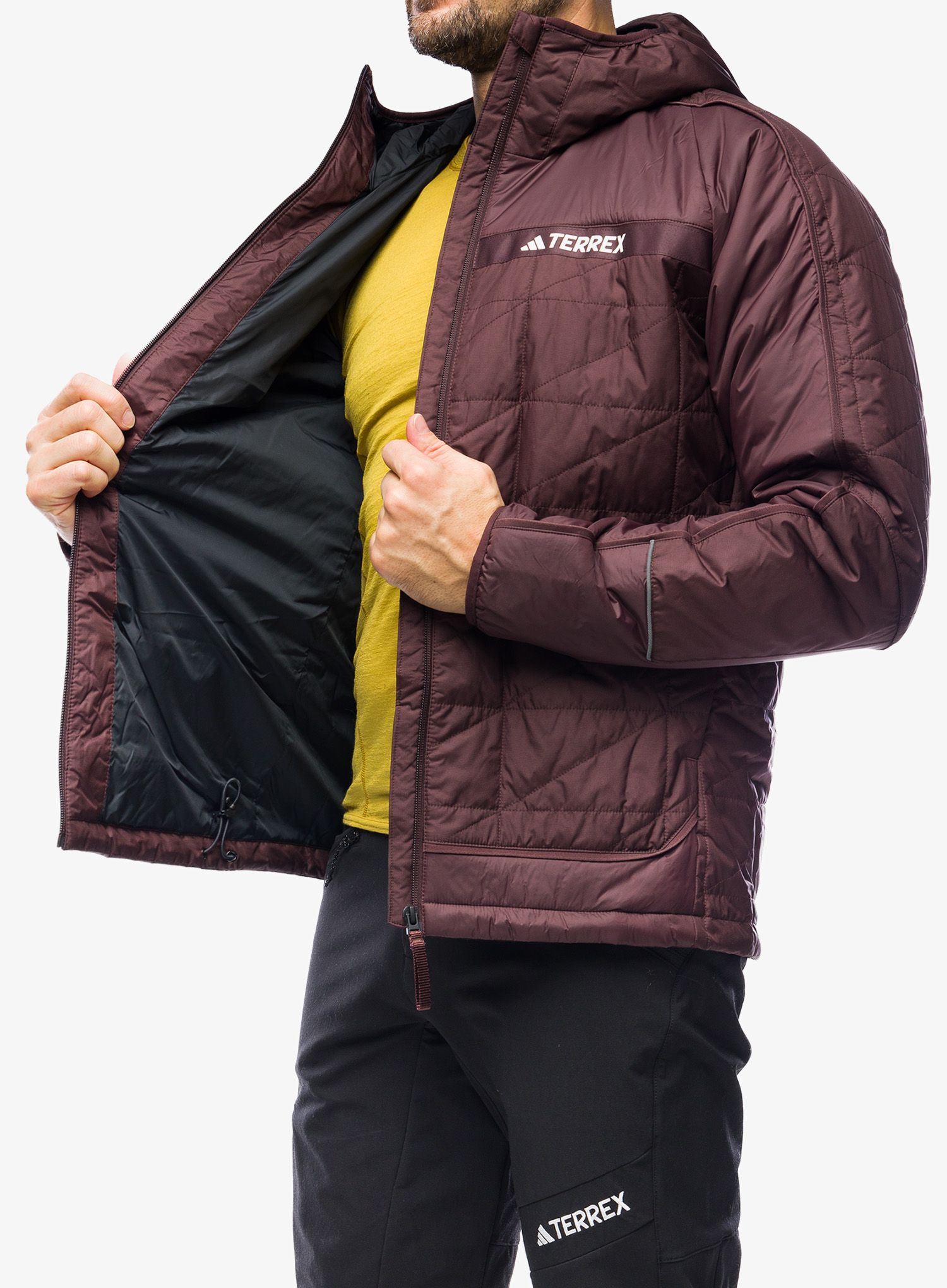 Zateplená bunda adidas TERREX Multi Insulation Hooded Jacket - shabrn