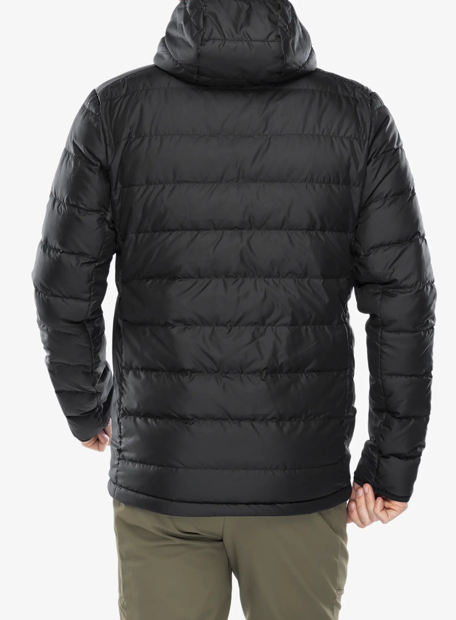 Péřová bunda adidas TERREX Multi Light Down Hooded Jacket - black