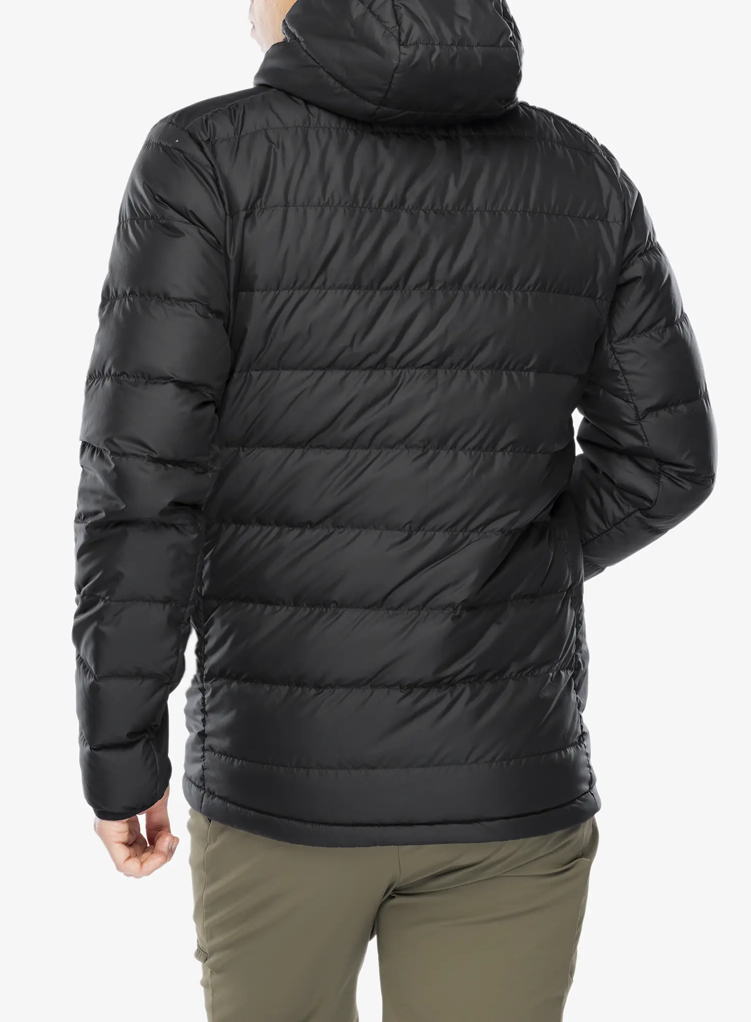 Péřová bunda adidas TERREX Multi Light Down Hooded Jacket - black