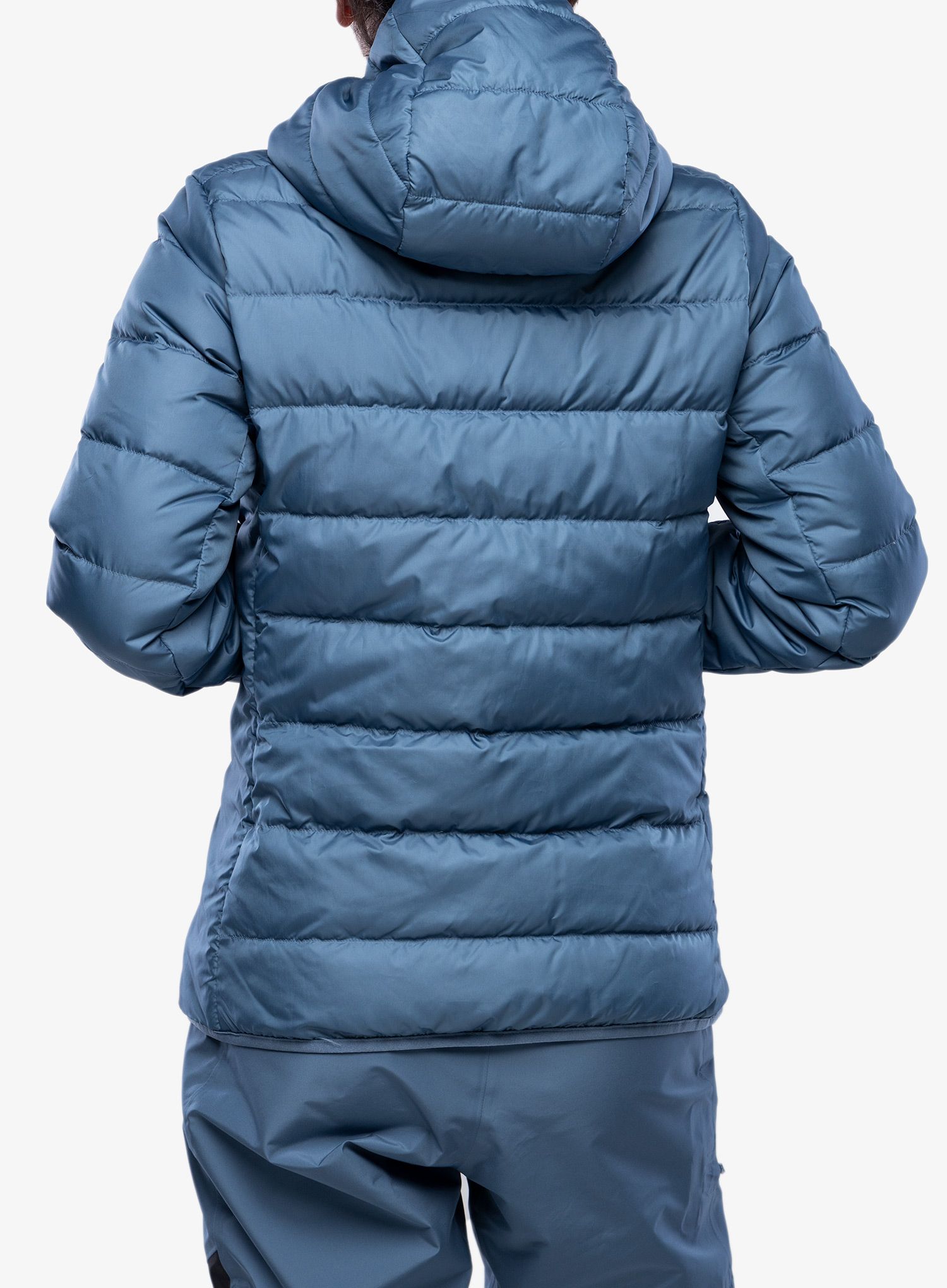 Dámská péřová bunda adidas TERREX Multi Light Down Hooded Jacket - wonder steel