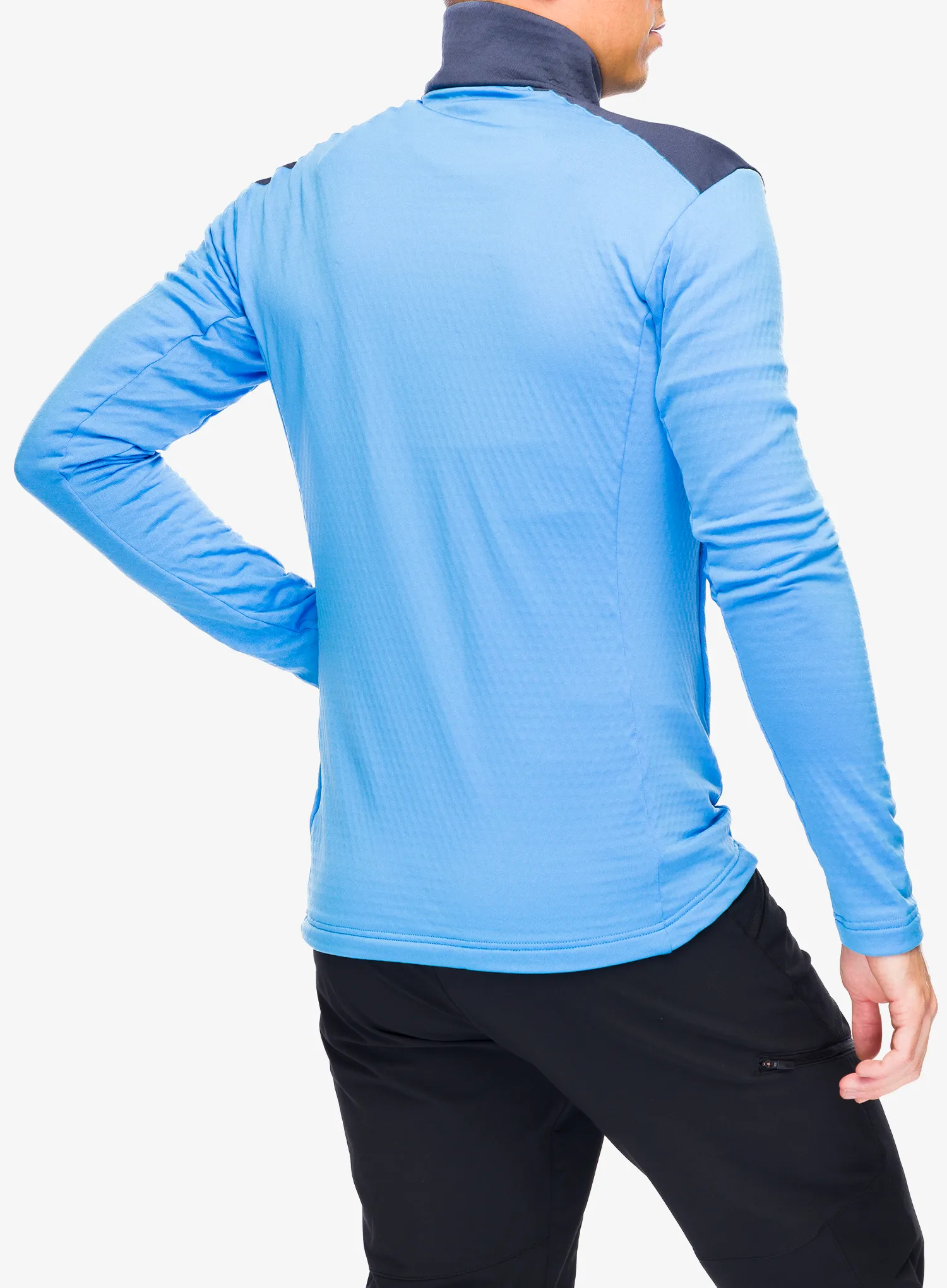 Mikina bez kapuce adidas TERREX Multi Light Fleece Full Zip Jacket - pulse blue/shadow navy