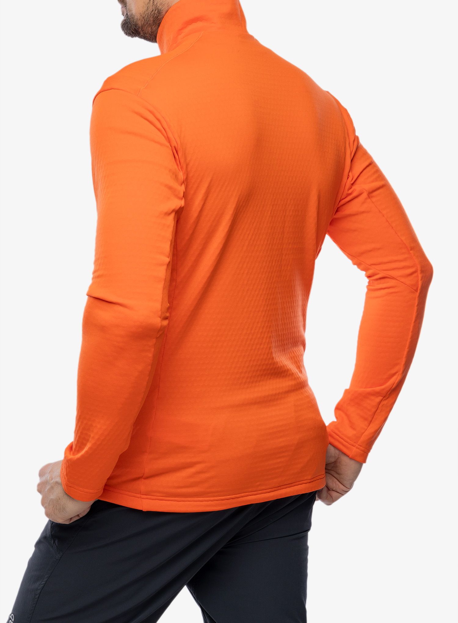 Fleece mikina adidas TERREX Multi Light Fleece Full Zip Jacket - semi impact orange