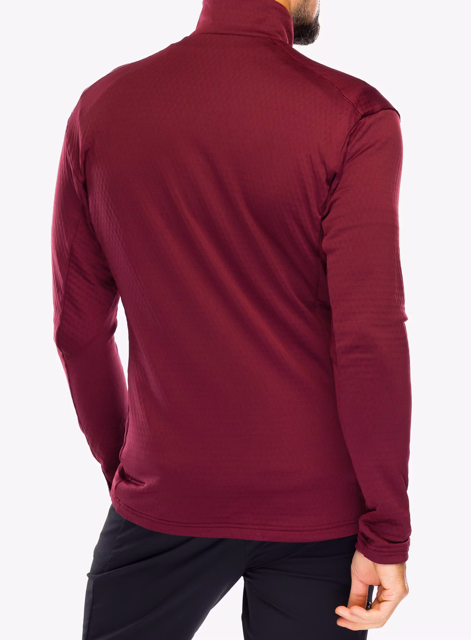 Fleece mikina pánská adidas TERREX Multi Light Fleece Full Zip Jacket - shadow red