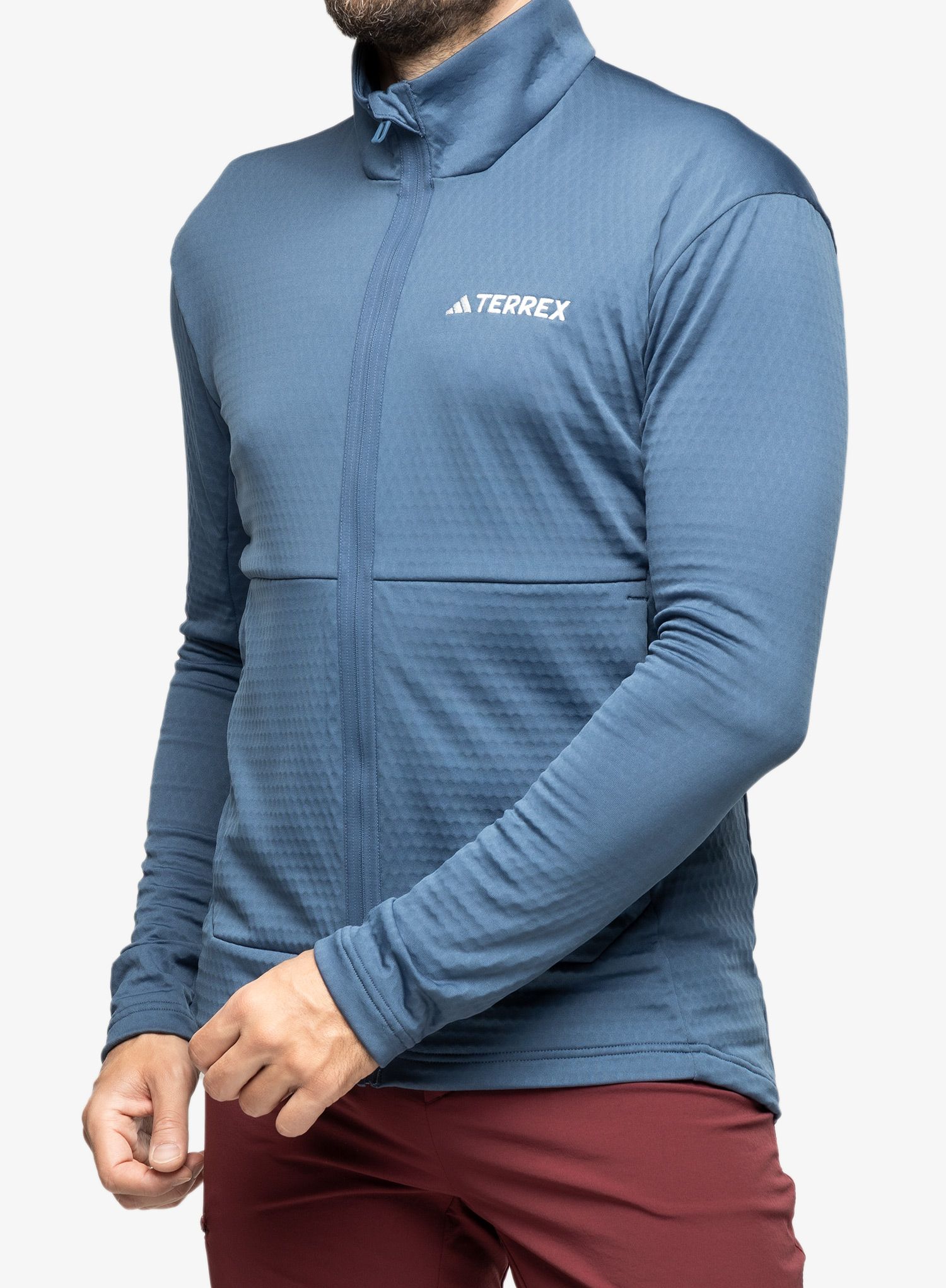 Rozepínací mikina adidas TERREX Multi Light Fleece Full Zip Jacket - wonste