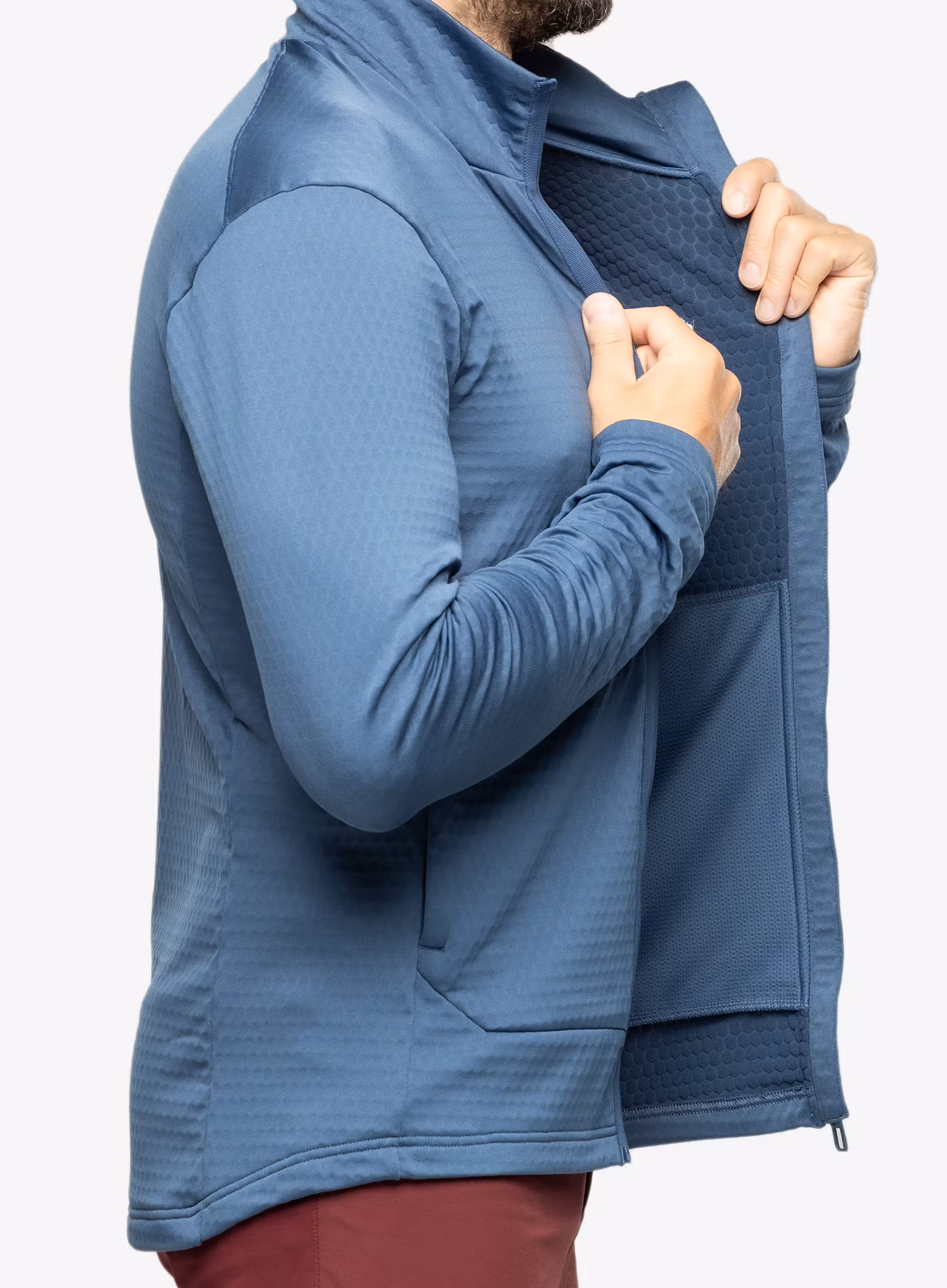Rozepínací mikina adidas TERREX Multi Light Fleece Full Zip Jacket - wonste