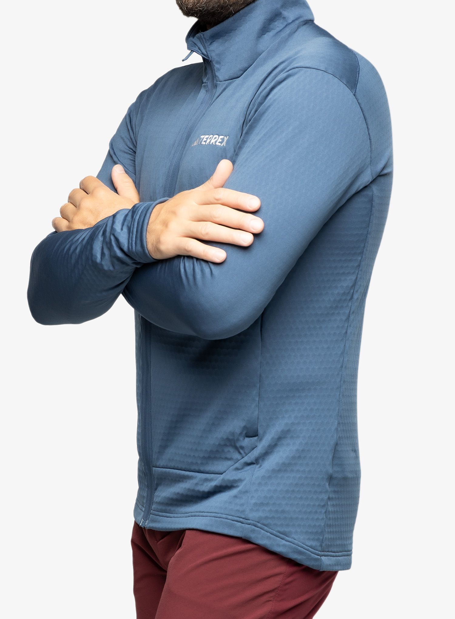Rozepínací mikina adidas TERREX Multi Light Fleece Full Zip Jacket - wonste