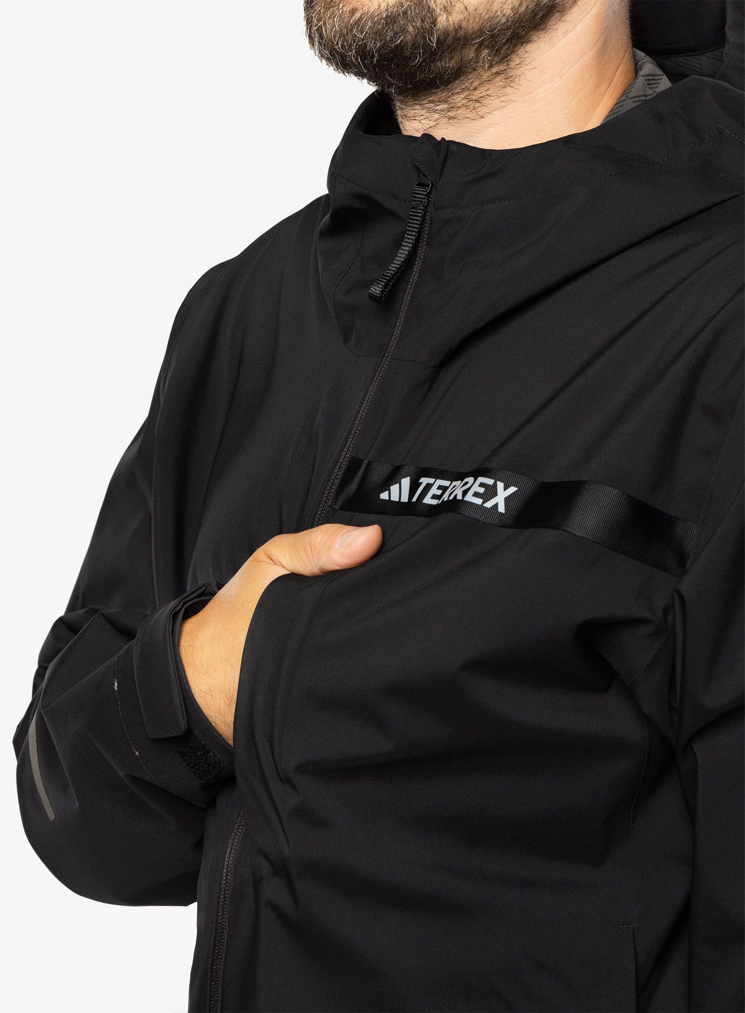 Pánská bunda do deště adidas TERREX Multi RAIN.RDY 2.5L Jacket - black
