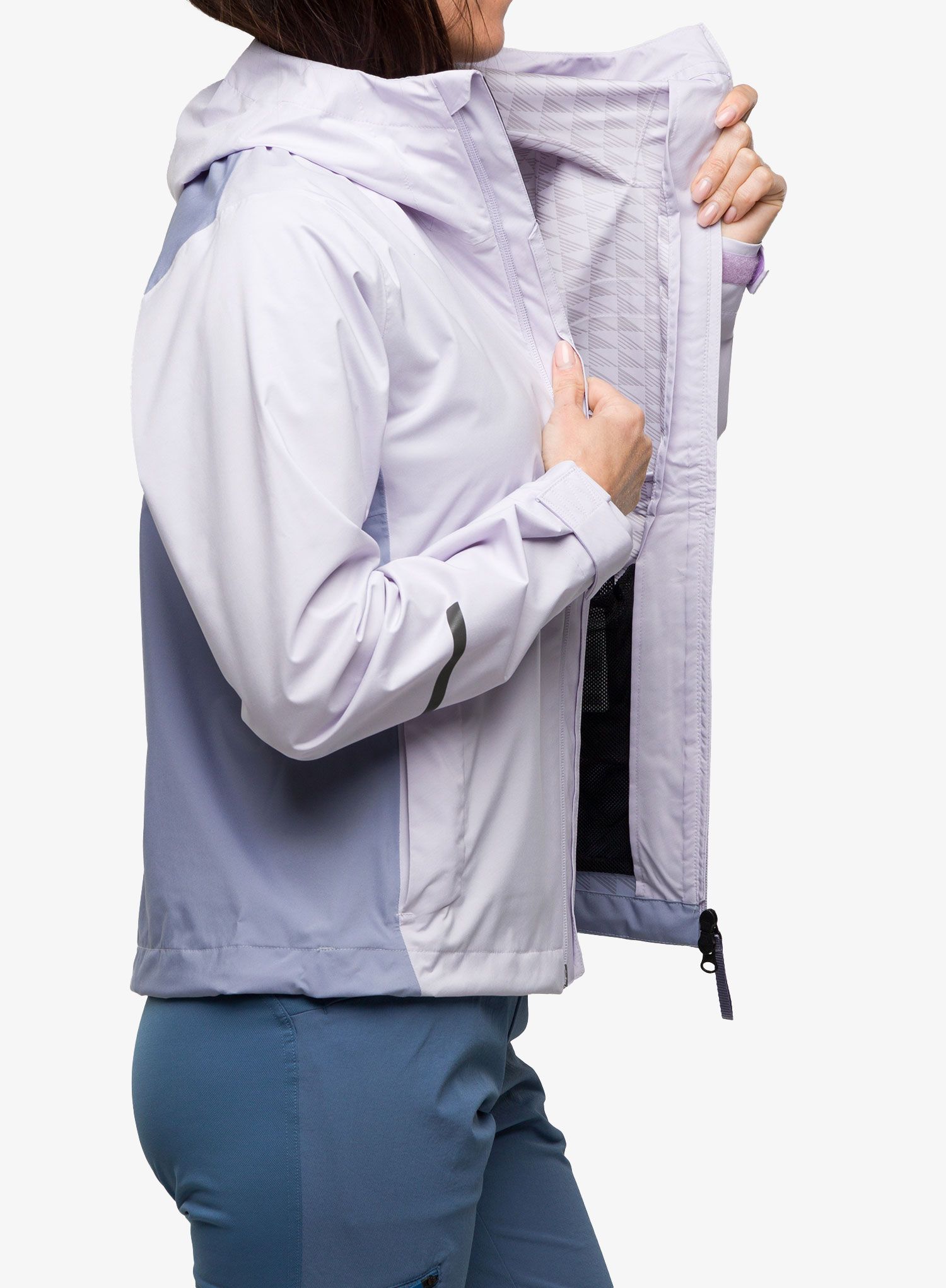 Dámská nepromokavá bunda s membránou adidas TERREX Multi RAIN.RDY 2.5L Jacket - silver dawn