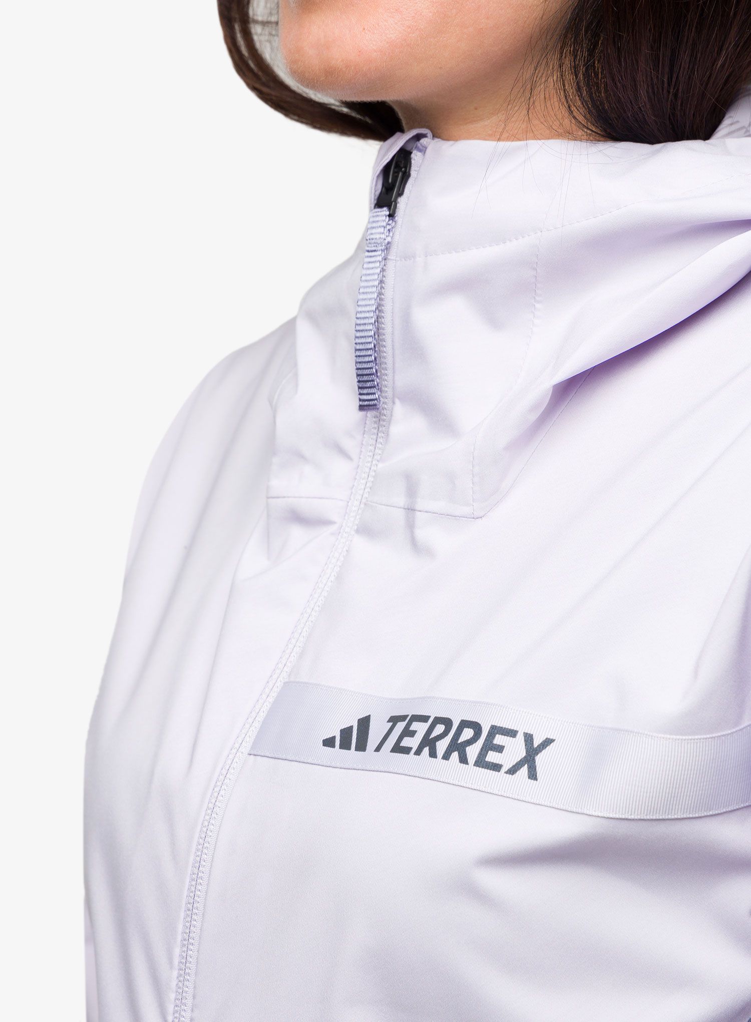 Dámská nepromokavá bunda s membránou adidas TERREX Multi RAIN.RDY 2.5L Jacket - silver dawn