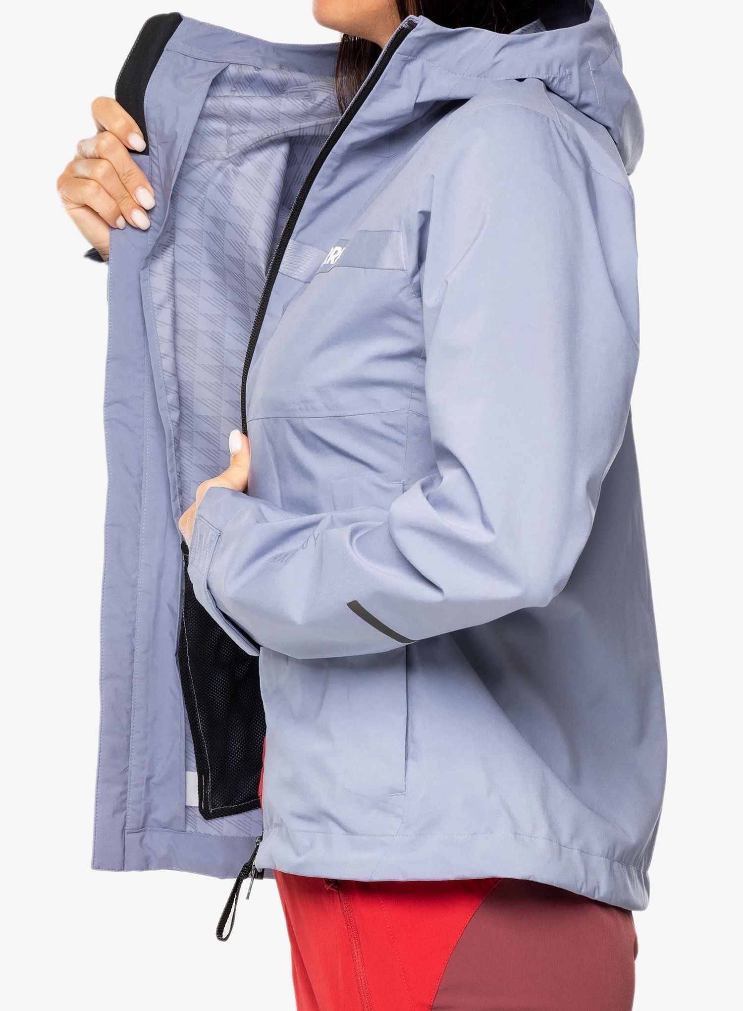 Dámská bunda do deště adidas TERREX Multi RAIN.RDY 2.5L Jacket - silvio