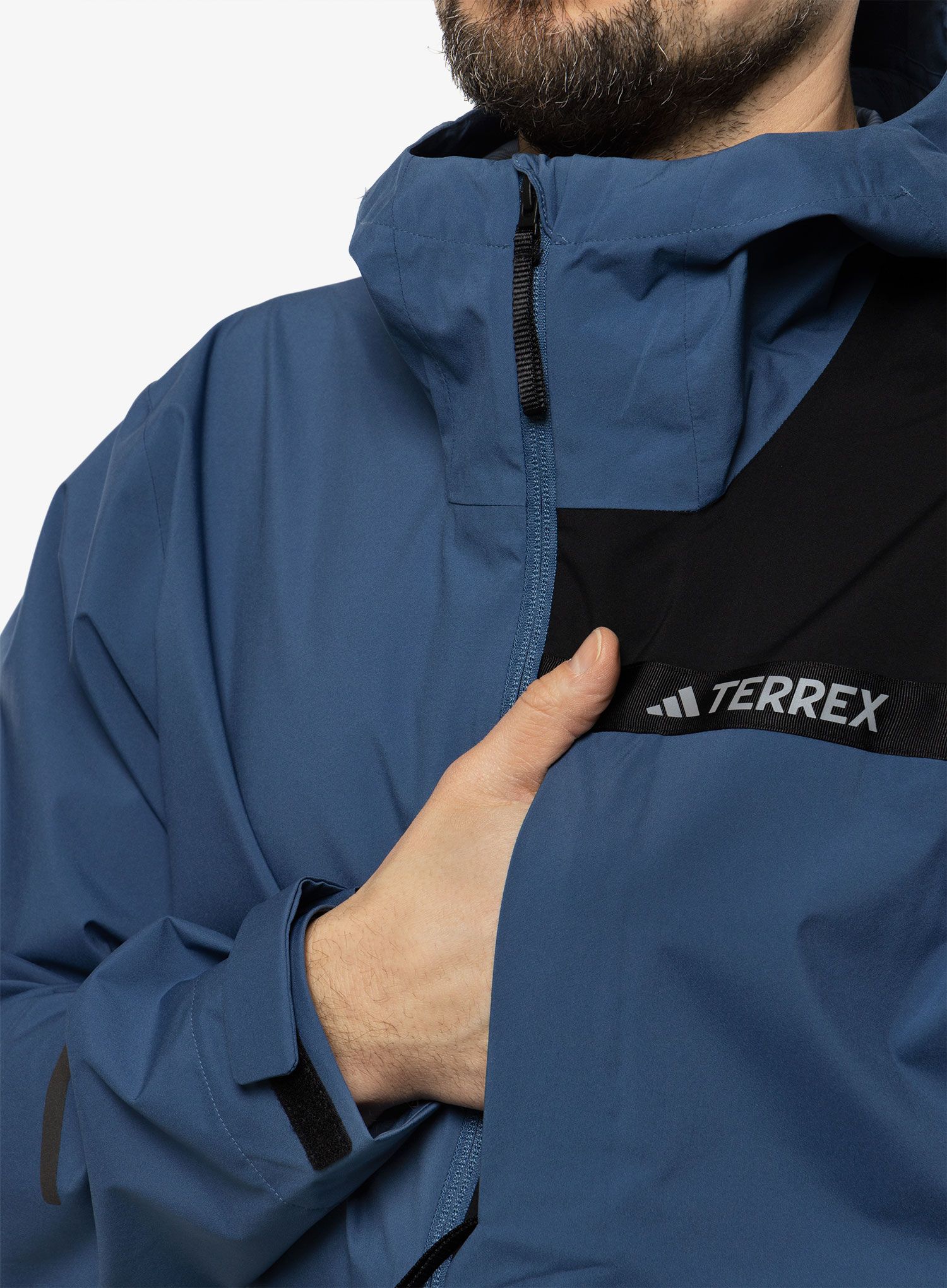 Pánská bunda adidas TERREX Multi RAIN.RDY 2.5L Jacket - wonder steel