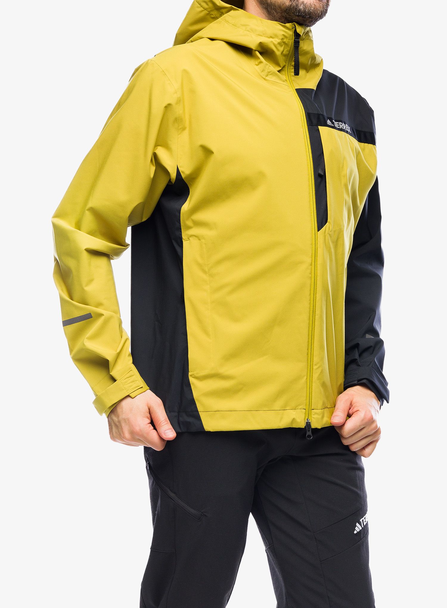 Dešťová bunda adidas TERREX Multi Rain.RDY - pulse olive