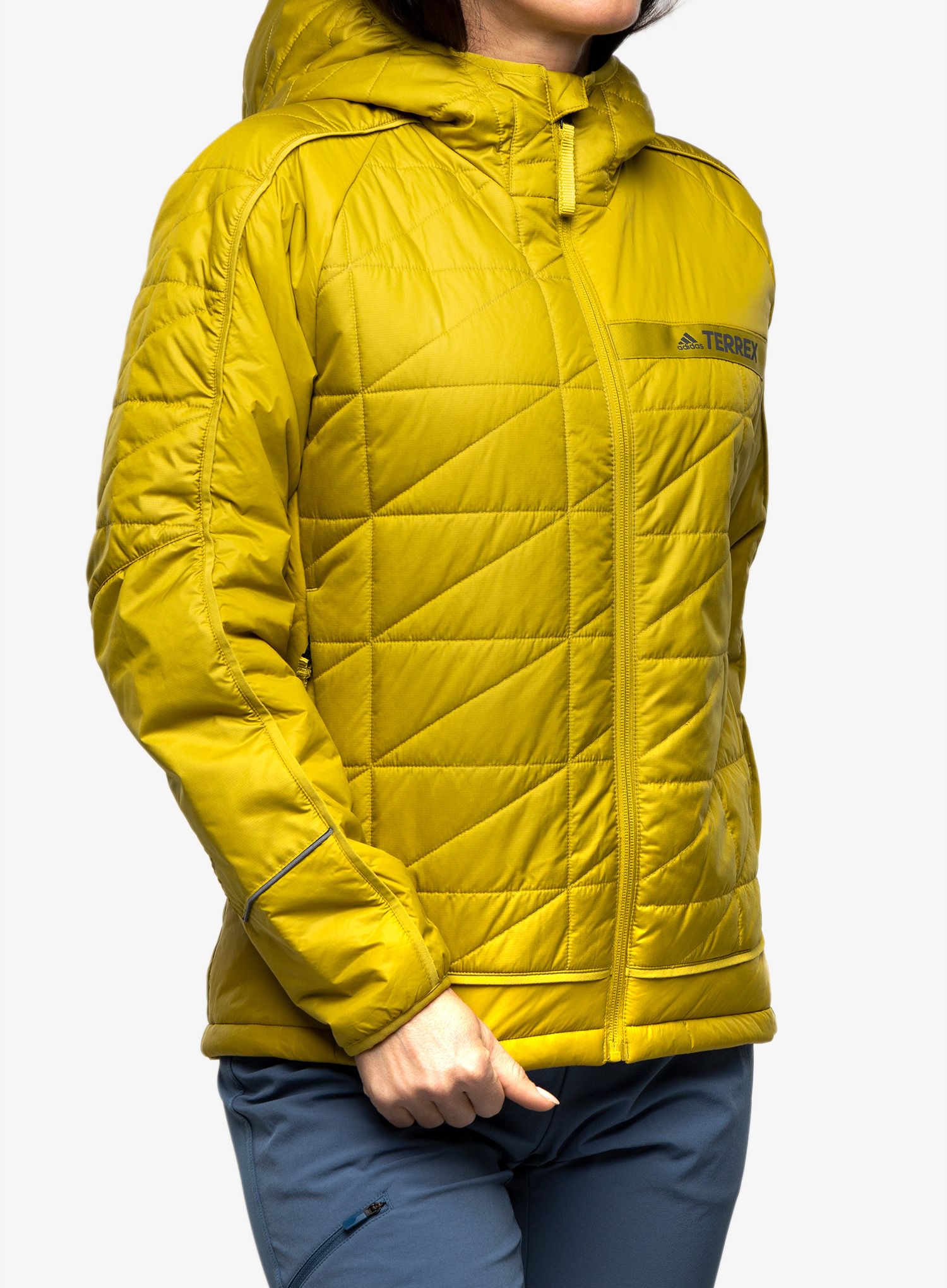 Dámská zateplená bunda adidas TERREX Multi Synthetic Insulated Hooded Jacket - olive