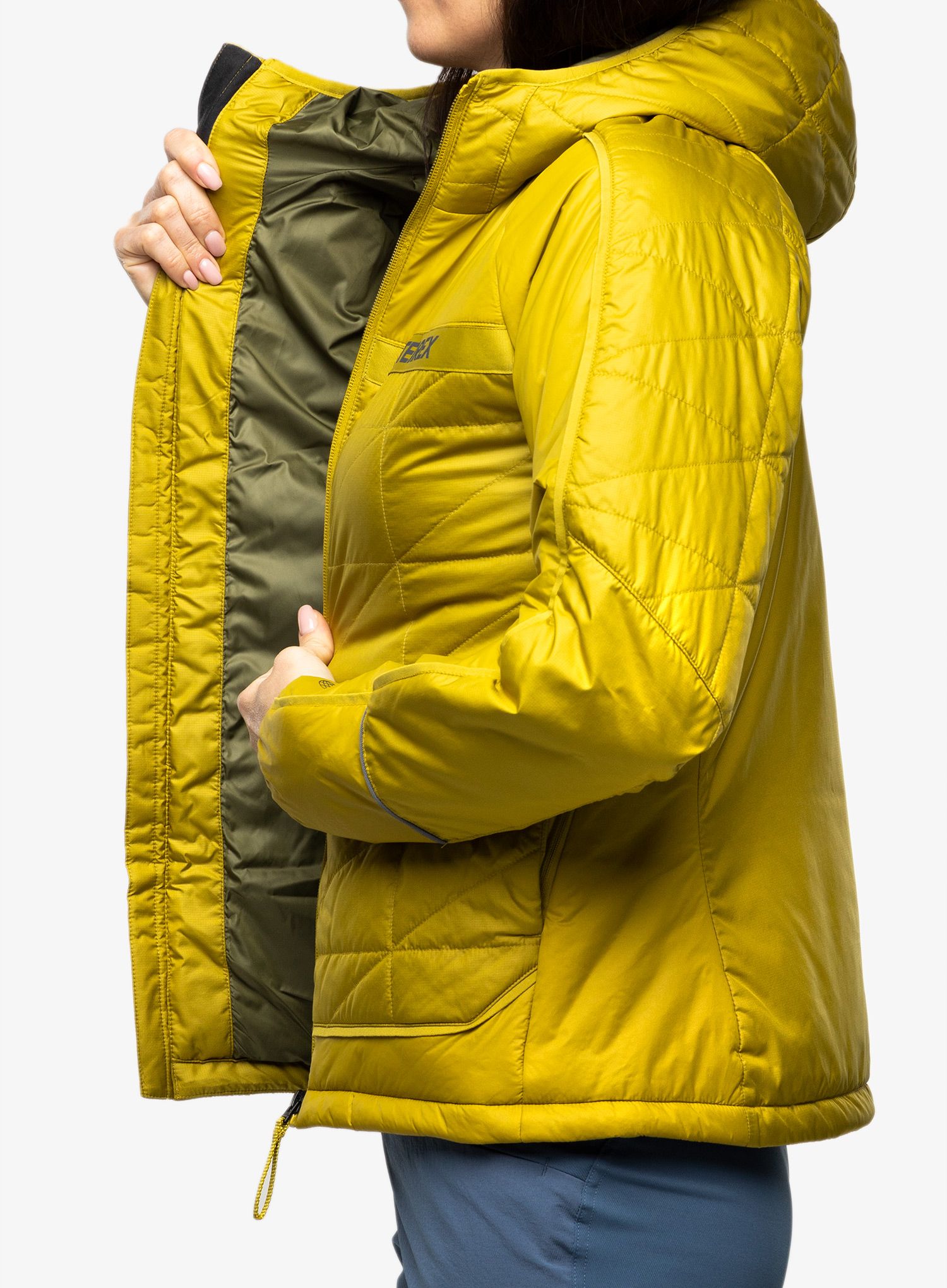 Dámská zateplená bunda adidas TERREX Multi Synthetic Insulated Hooded Jacket - olive