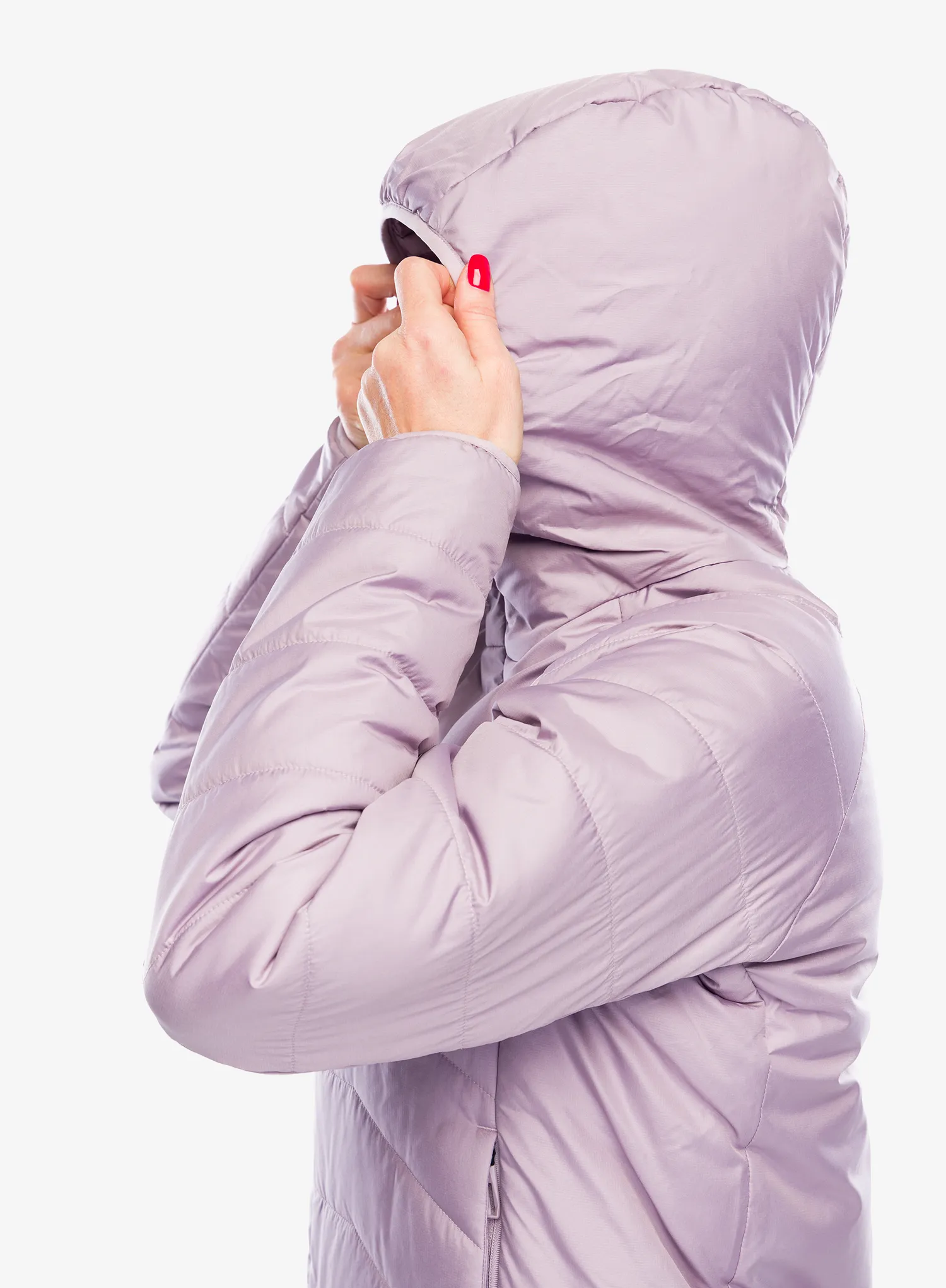 Zateplená bunda dámská adidas TERREX Multi Synthetic Insulated Hooded Jacket - preloved fig