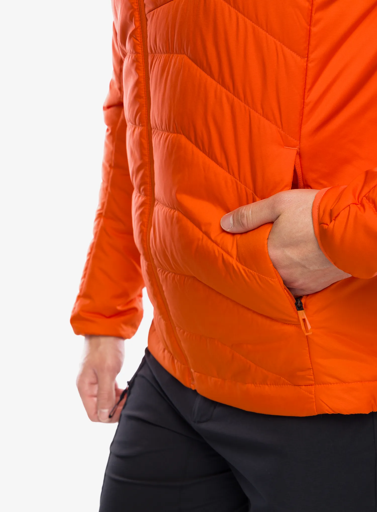 Zateplená bunda adidas TERREX Multi Synthetic Insulated Hooded Jkt - semi impact orange