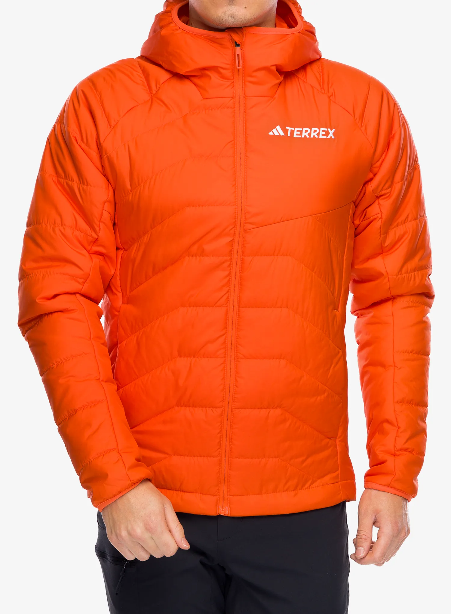 Zateplená bunda adidas TERREX Multi Synthetic Insulated Hooded Jkt - semi impact orange