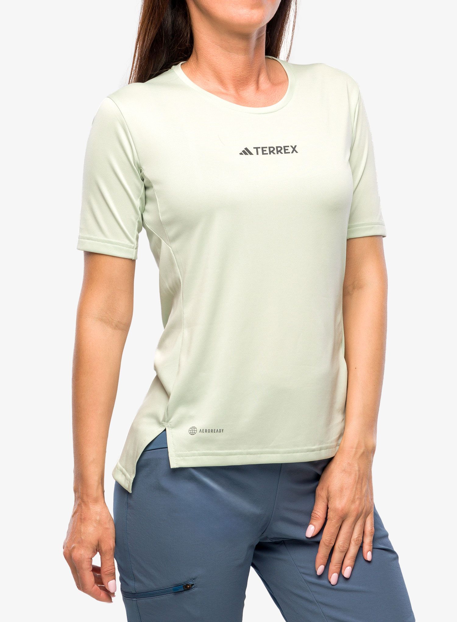 Dámské rychleschnoucí triko adidas TERREX Multi Tee - linen green