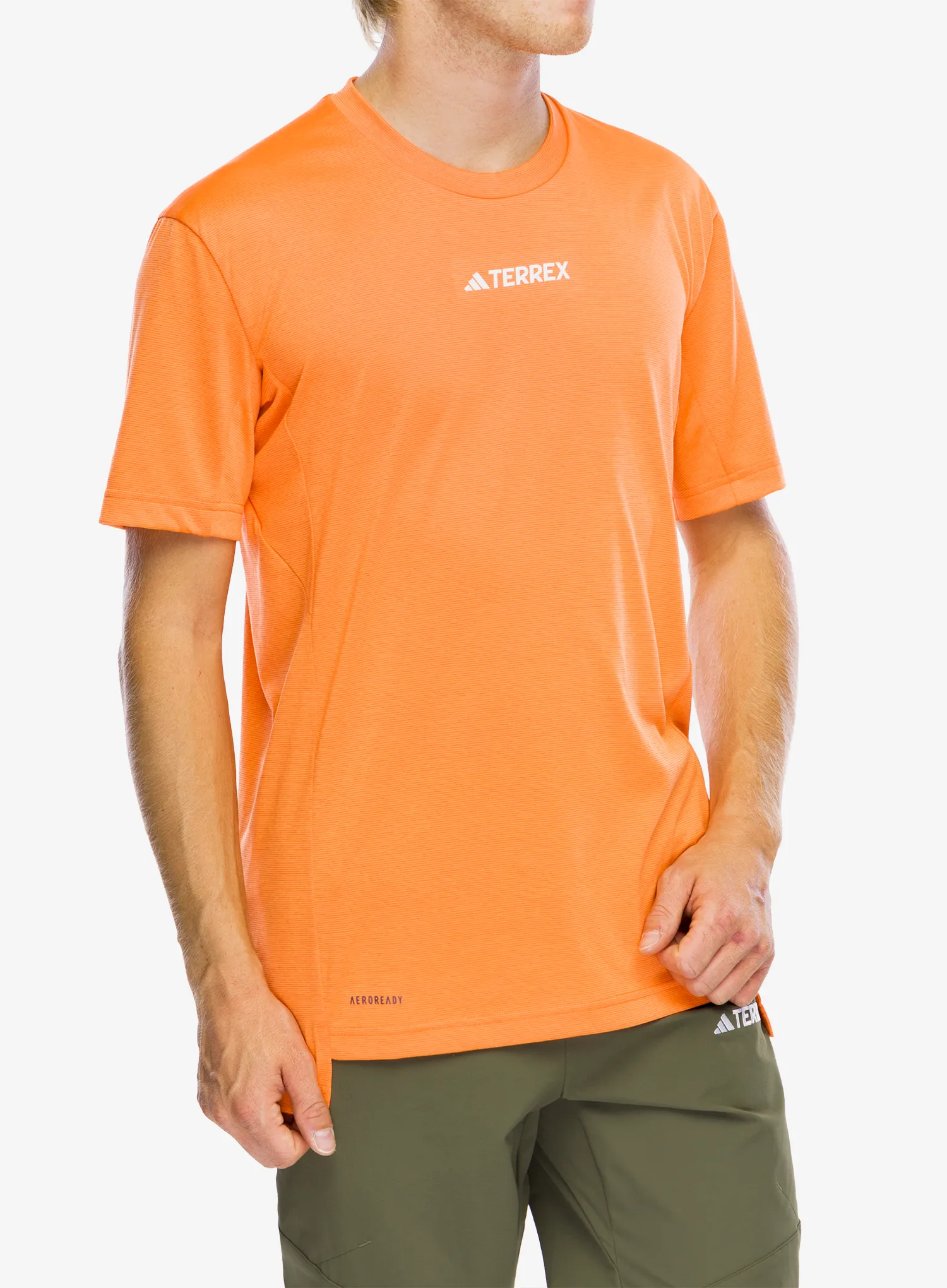 Rychleschnoucí triko adidas TERREX Multi Tee - semi impact orange