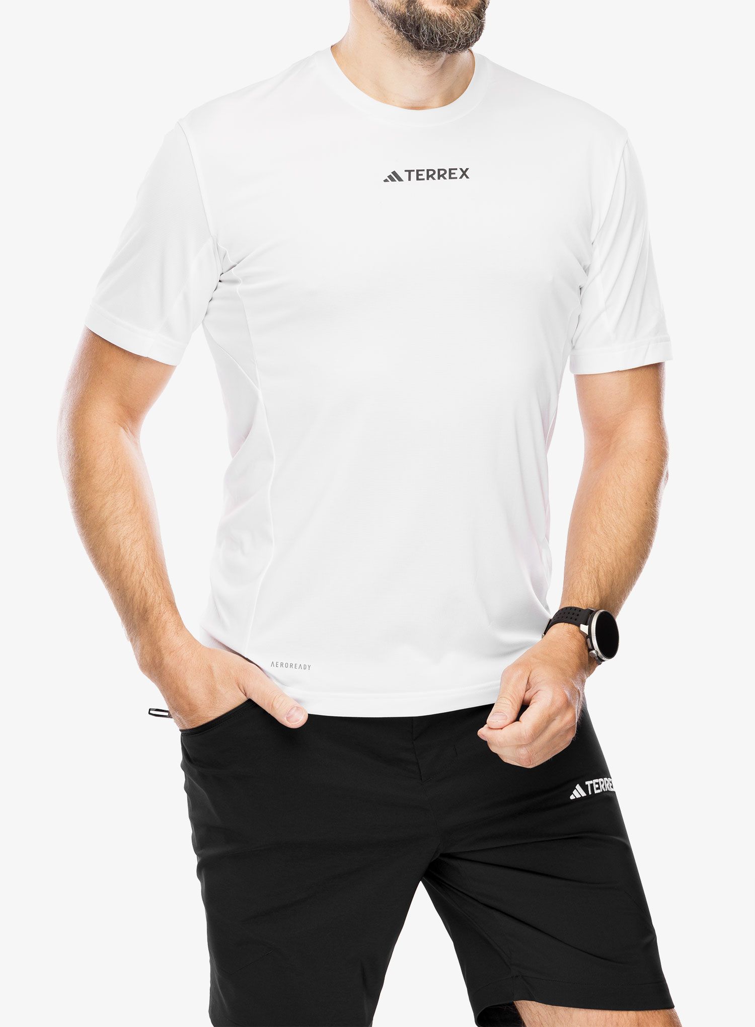 Rychleschnoucí triko adidas TERREX Multi Tee - white