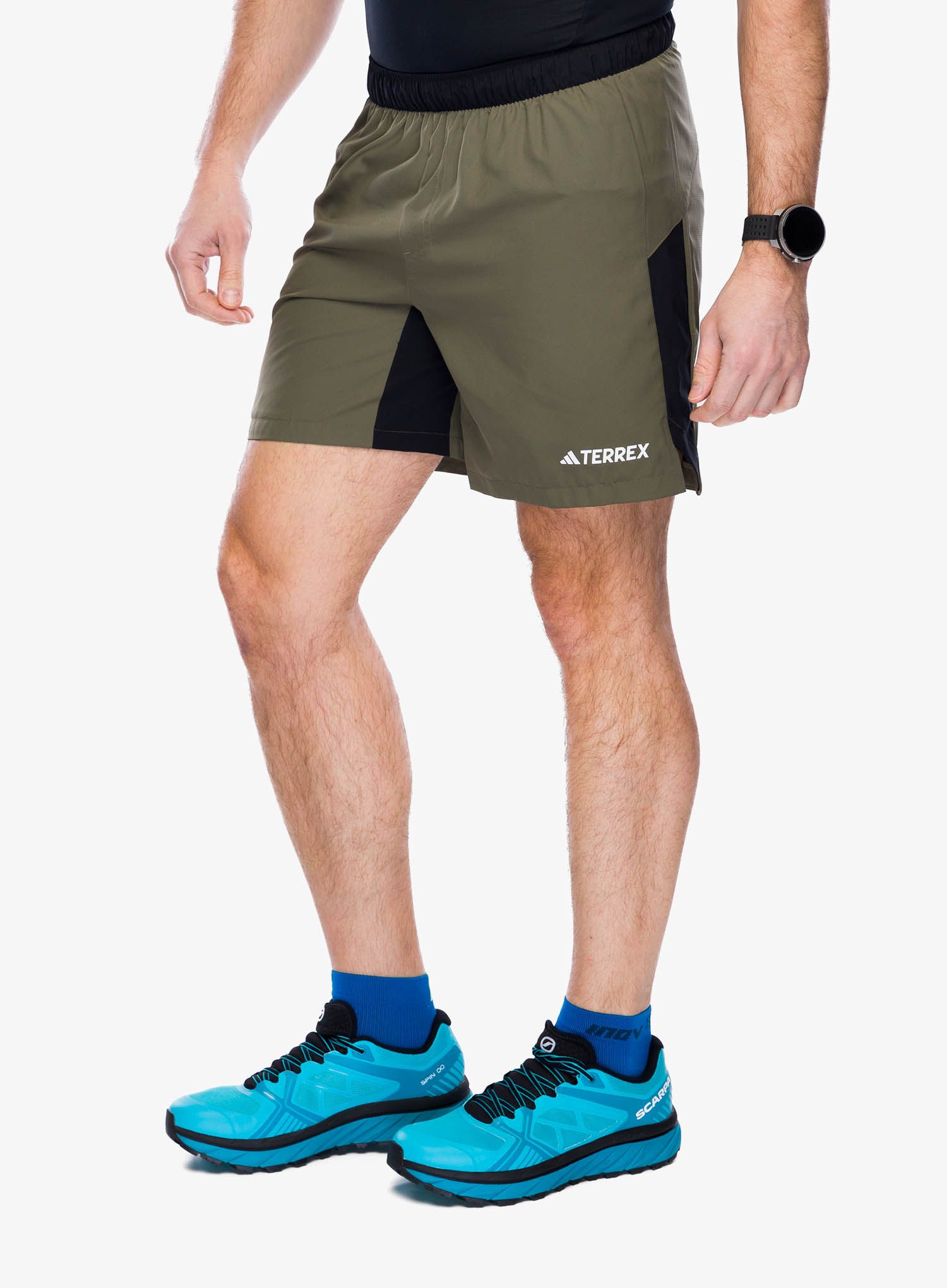 Běžecké kraťasy adidas TERREX Multi Trail Running Shorts - olive strata
