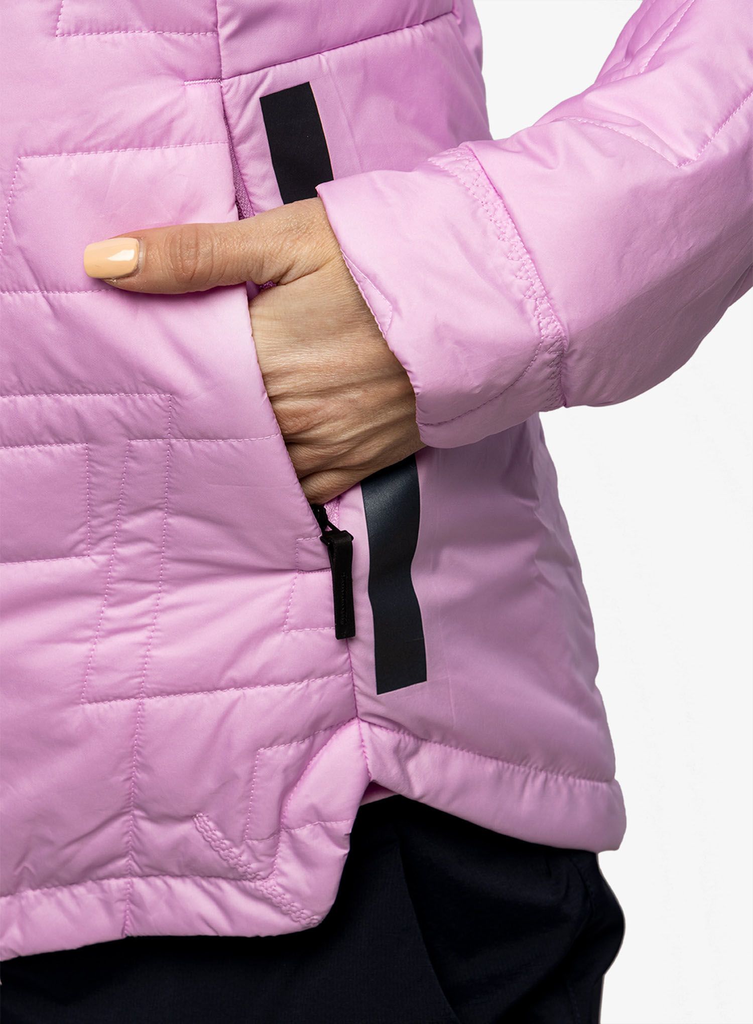 Dámská zateplená bunda adidas TERREX Myshelter PrimaLoft Hooded Padded Jkt - lilac