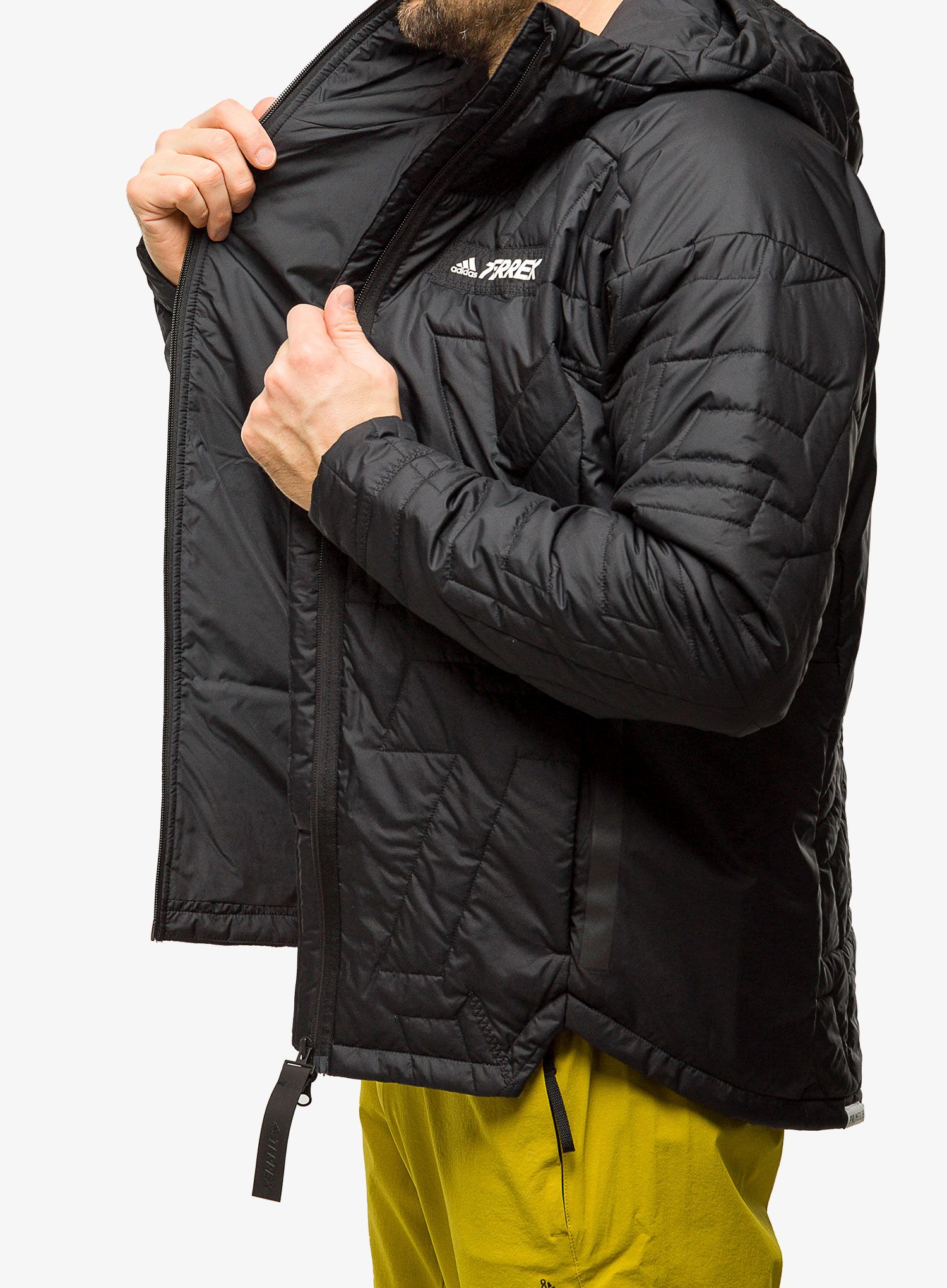 Izolovaný plášť adidas TERREX Myshelter Primaloft Hooded Padded Jkt - black