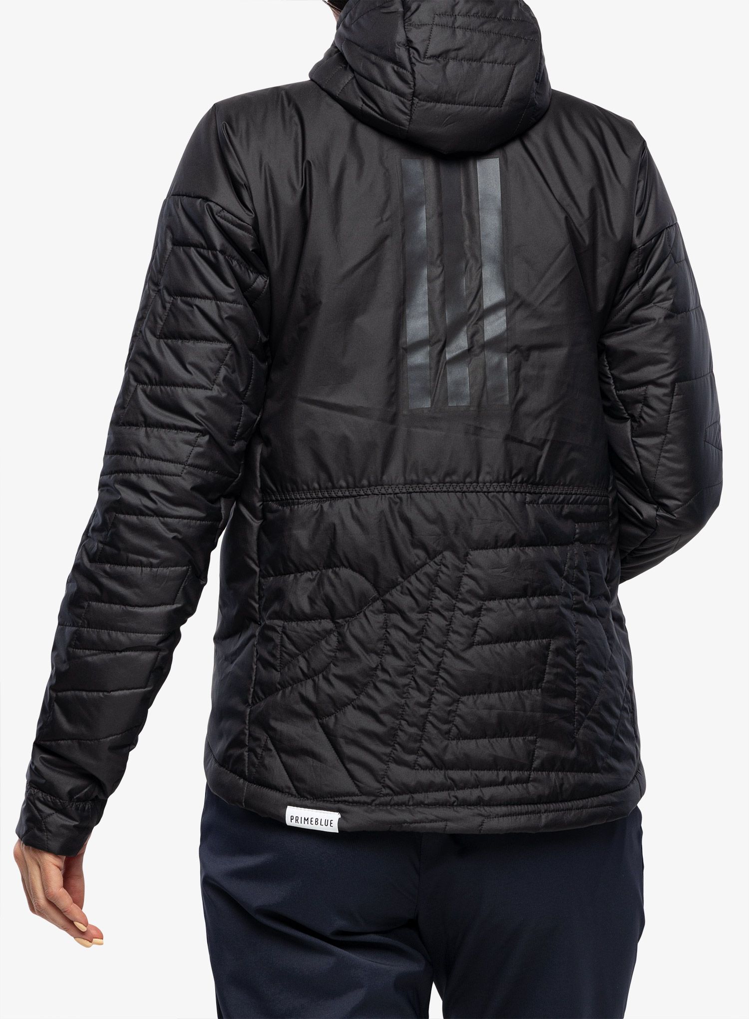 Dámská zateplená bunda adidas TERREX Myshelter Primaloft Hooded Padded Jkt - black