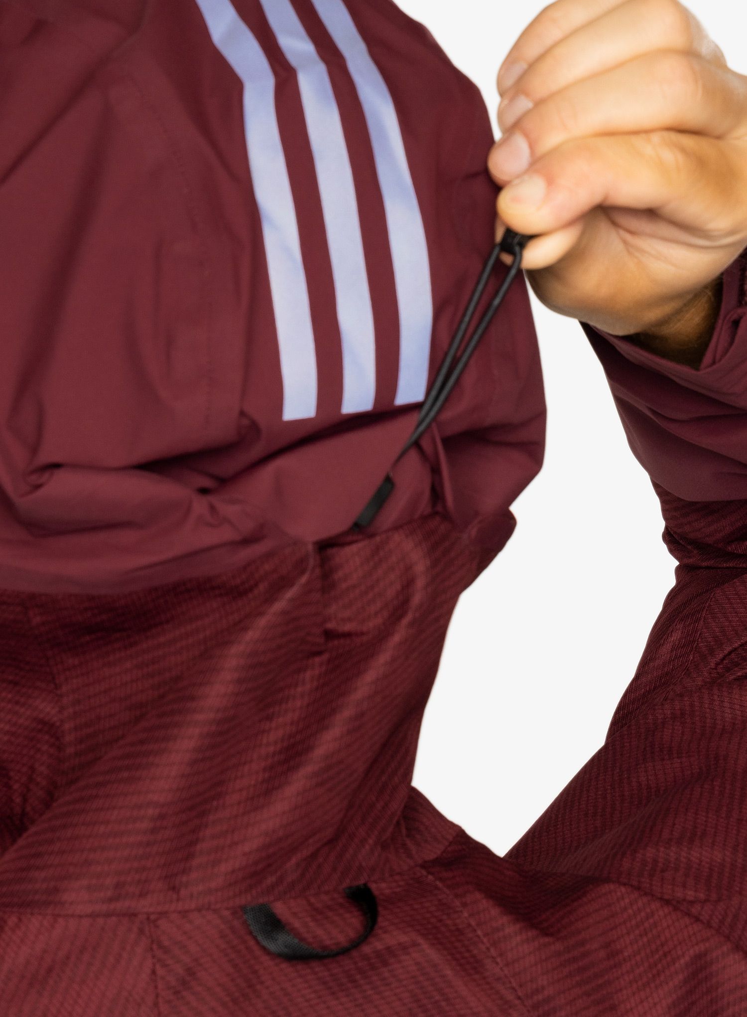 Větruodolná bunda adidas TERREX Primeknit - shadow red