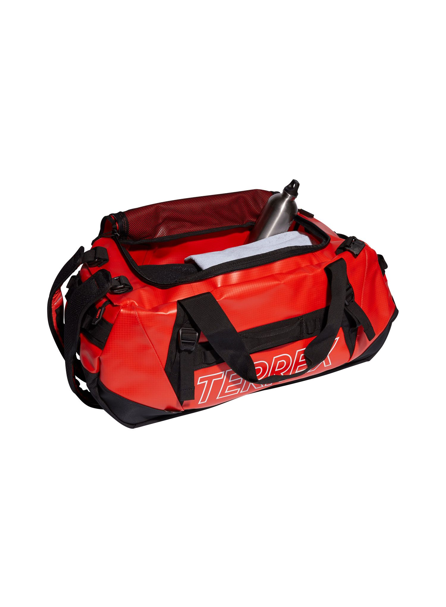 Cestovní taška adidas TERREX RAIN.RDY Expedition Duffel Bag 70 L - semi impact orange
