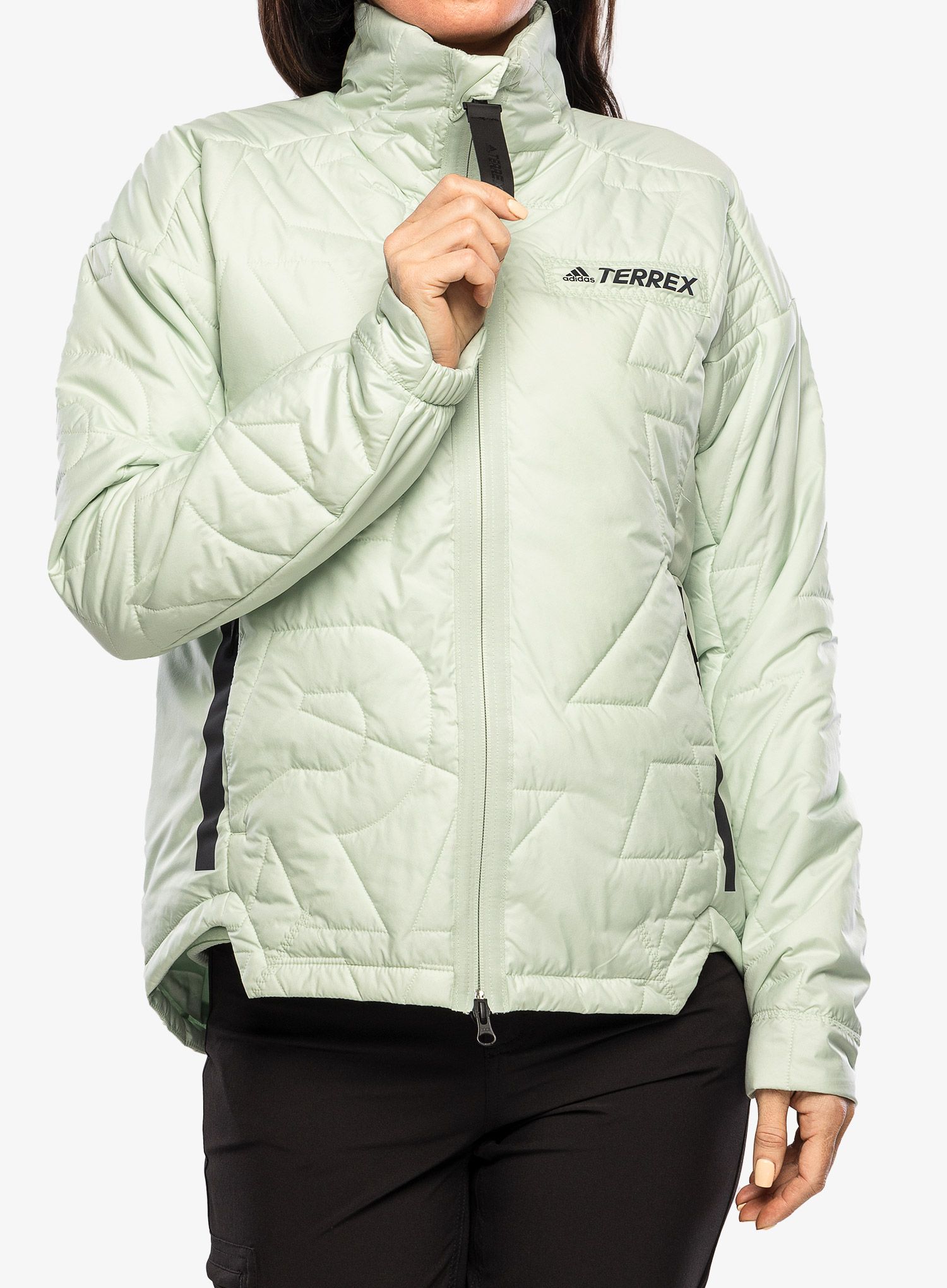 Dámská zateplená bunda adidas TERREX Shelter Primaloft - linen green